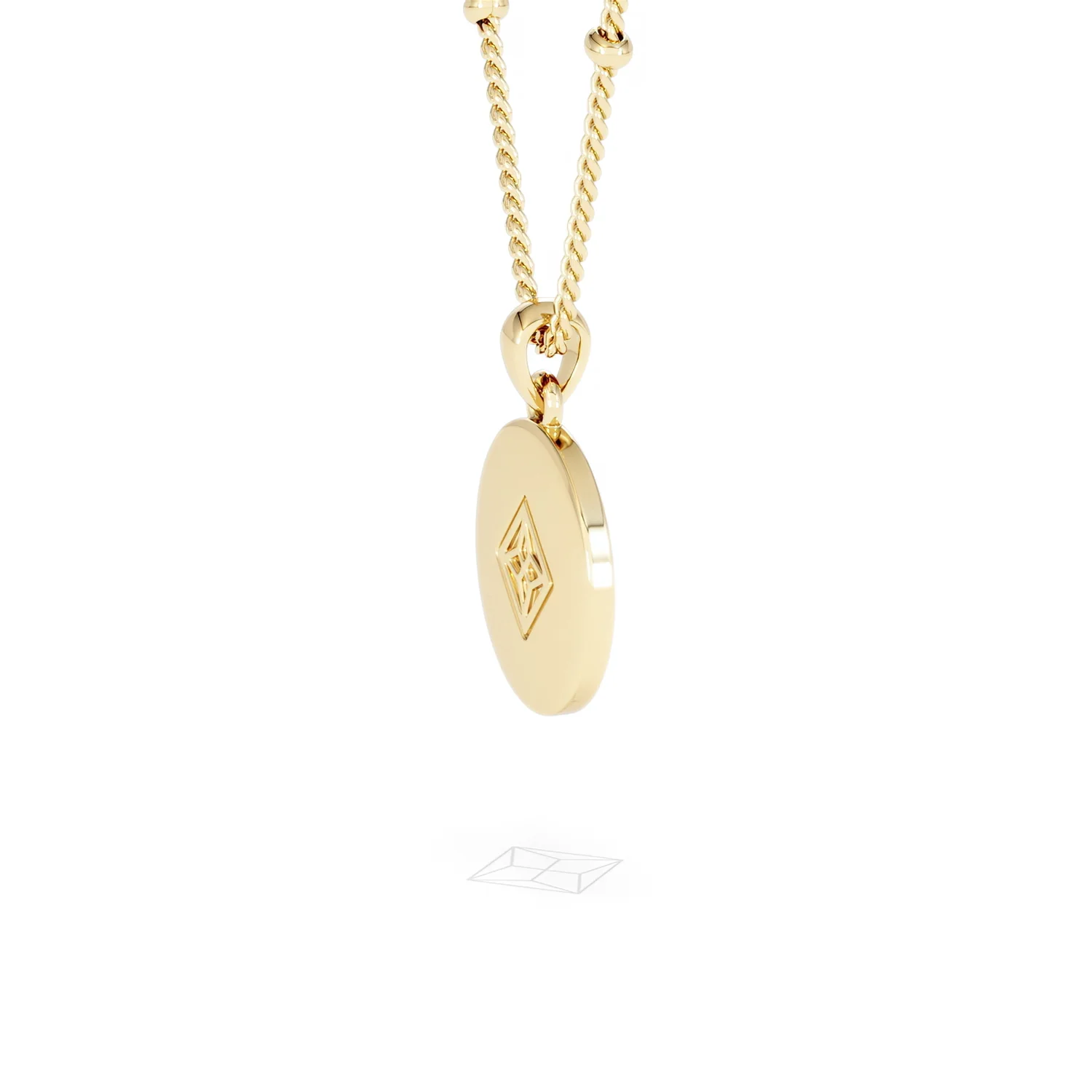 Astrology Cancer 0.07ct Lab Grown Diamond Medallion Pendant Necklace in 18K Gold Vermeil - Image 34