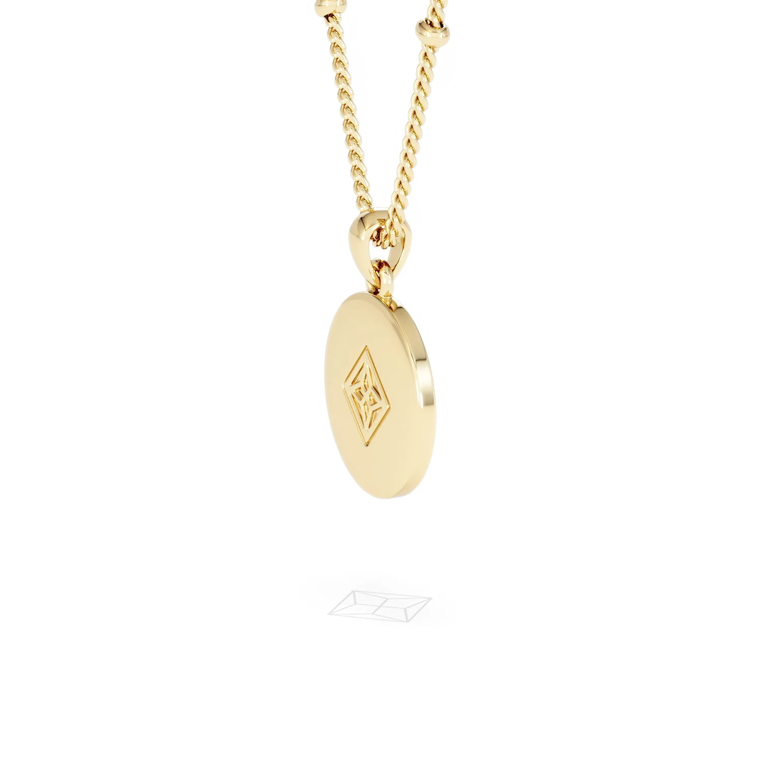 Astrology Cancer 0.07ct Lab Grown Diamond Medallion Pendant Necklace in 18K Gold Vermeil - Image 35