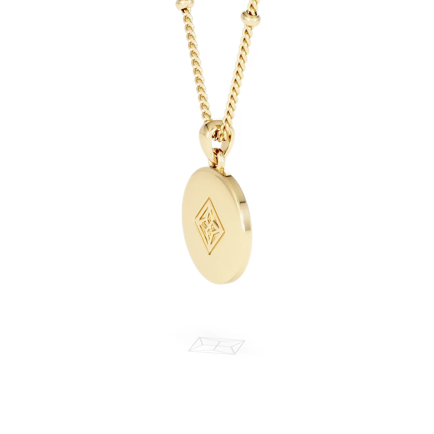 Astrology Cancer 0.07ct Lab Grown Diamond Medallion Pendant Necklace in 18K Gold Vermeil - Image 36
