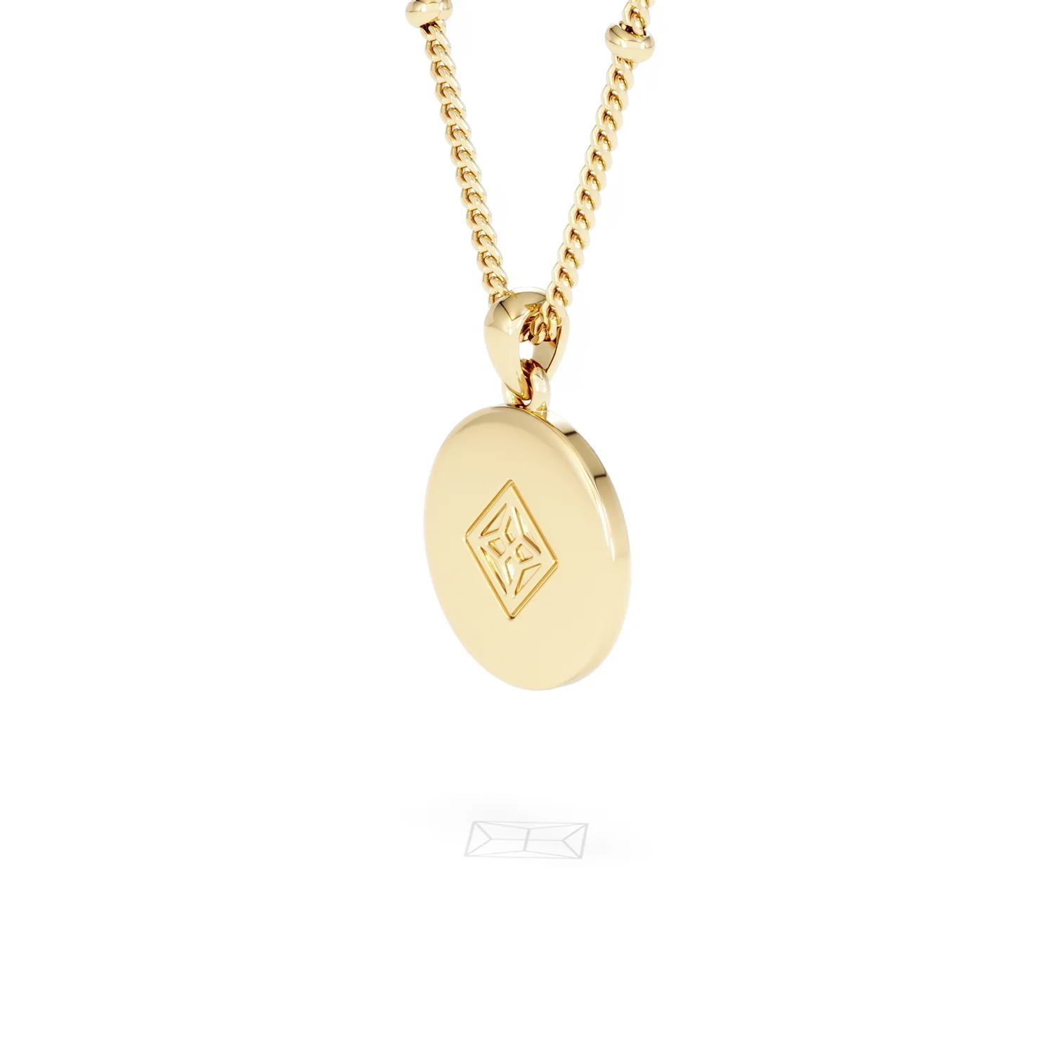 Astrology Cancer 0.07ct Lab Grown Diamond Medallion Pendant Necklace in 18K Gold Vermeil - Image 38
