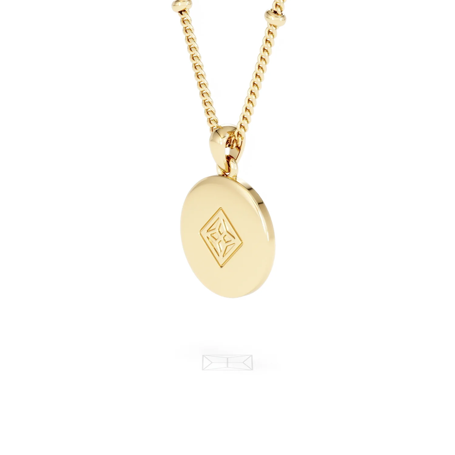 Astrology Cancer 0.07ct Lab Grown Diamond Medallion Pendant Necklace in 18K Gold Vermeil - Image 39
