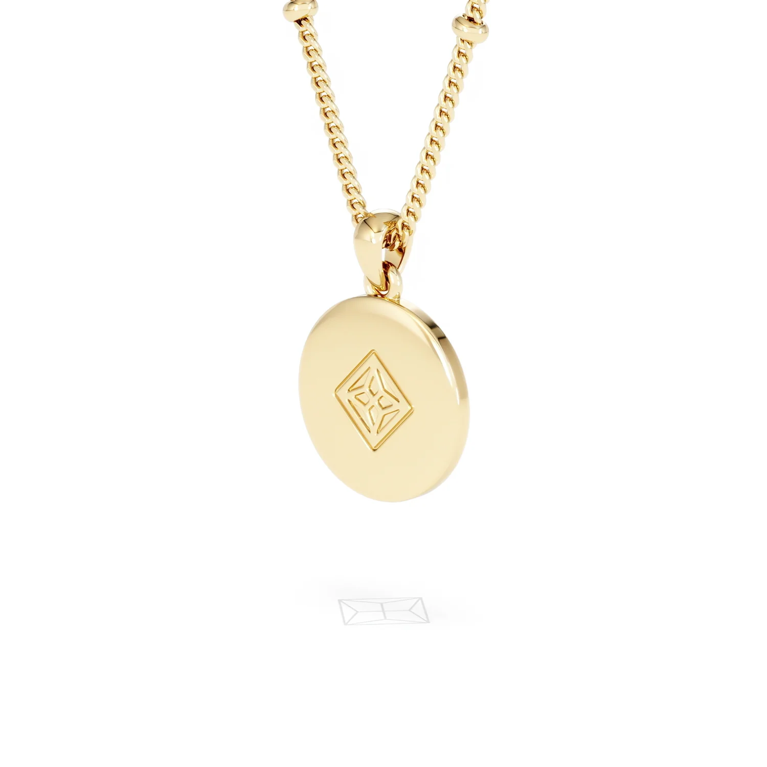 Astrology Cancer 0.07ct Lab Grown Diamond Medallion Pendant Necklace in 18K Gold Vermeil - Image 40