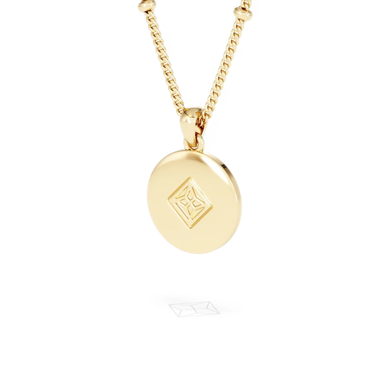 Astrology Cancer 0.07ct Lab Grown Diamond Medallion Pendant Necklace in 18K Gold Vermeil - Image 42
