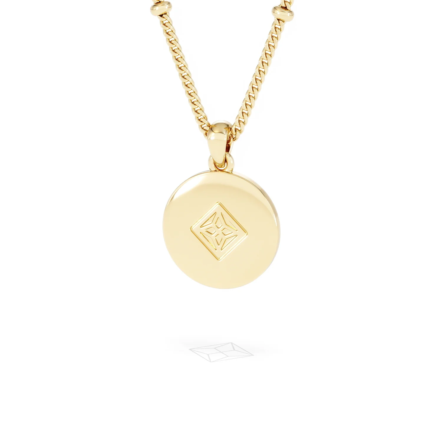 Astrology Cancer 0.07ct Lab Grown Diamond Medallion Pendant Necklace in 18K Gold Vermeil - Image 45