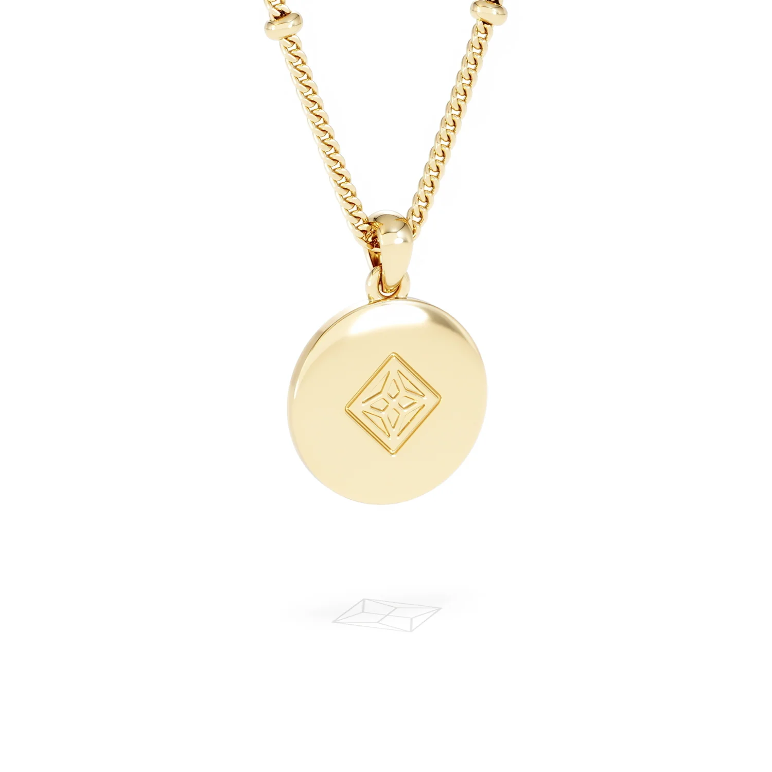 Astrology Cancer 0.07ct Lab Grown Diamond Medallion Pendant Necklace in 18K Gold Vermeil - Image 54