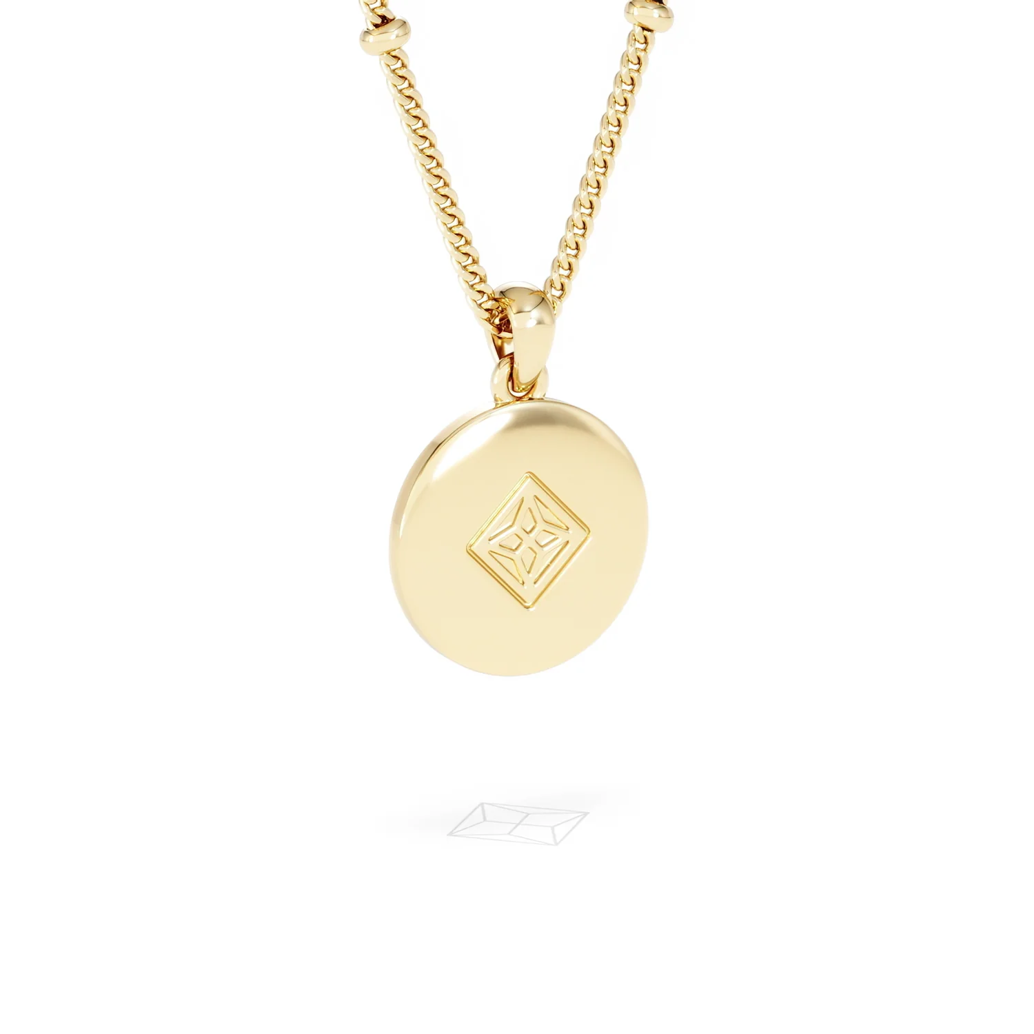 Astrology Cancer 0.07ct Lab Grown Diamond Medallion Pendant Necklace in 18K Gold Vermeil - Image 55
