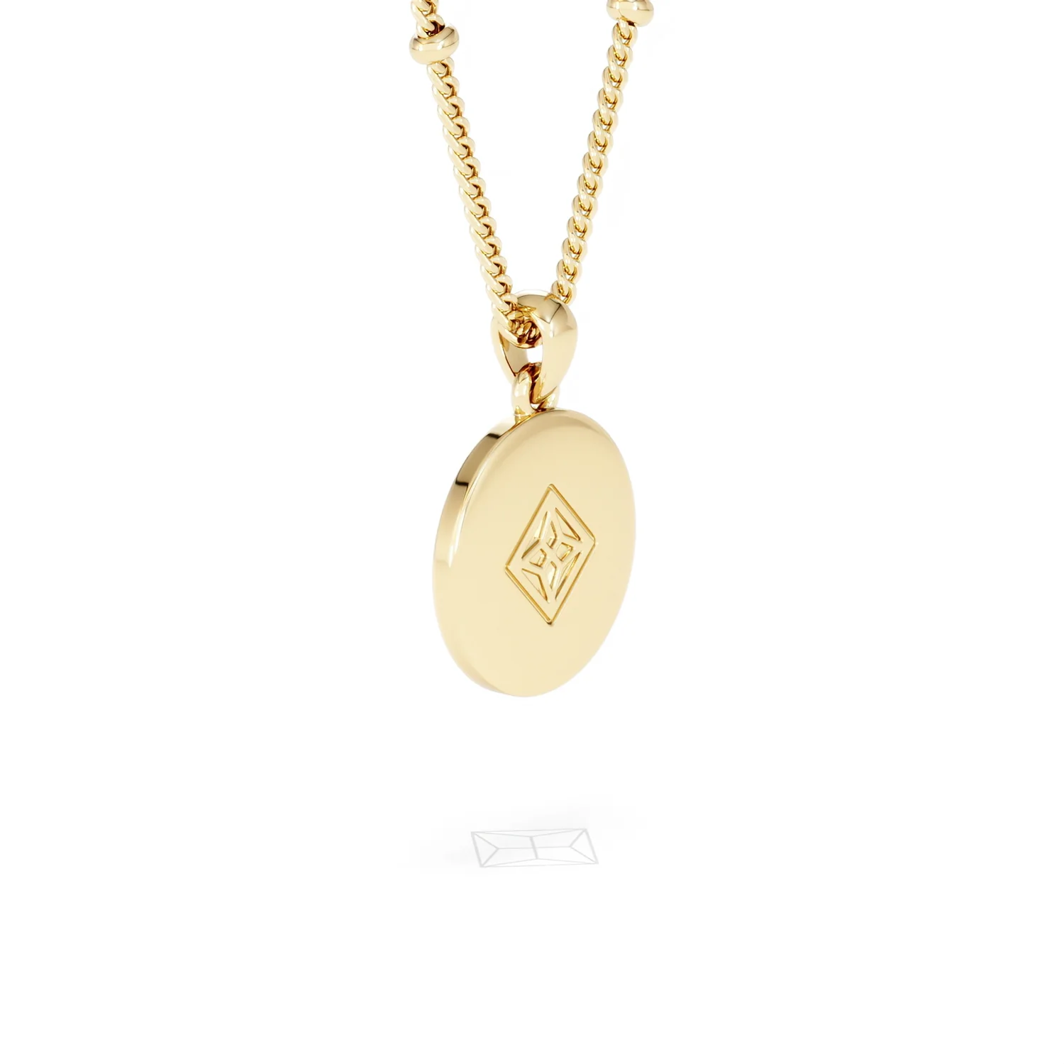 Astrology Cancer 0.07ct Lab Grown Diamond Medallion Pendant Necklace in 18K Gold Vermeil - Image 60