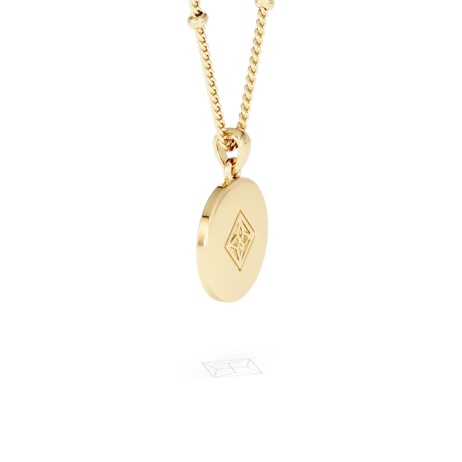 Astrology Cancer 0.07ct Lab Grown Diamond Medallion Pendant Necklace in 18K Gold Vermeil - Image 62
