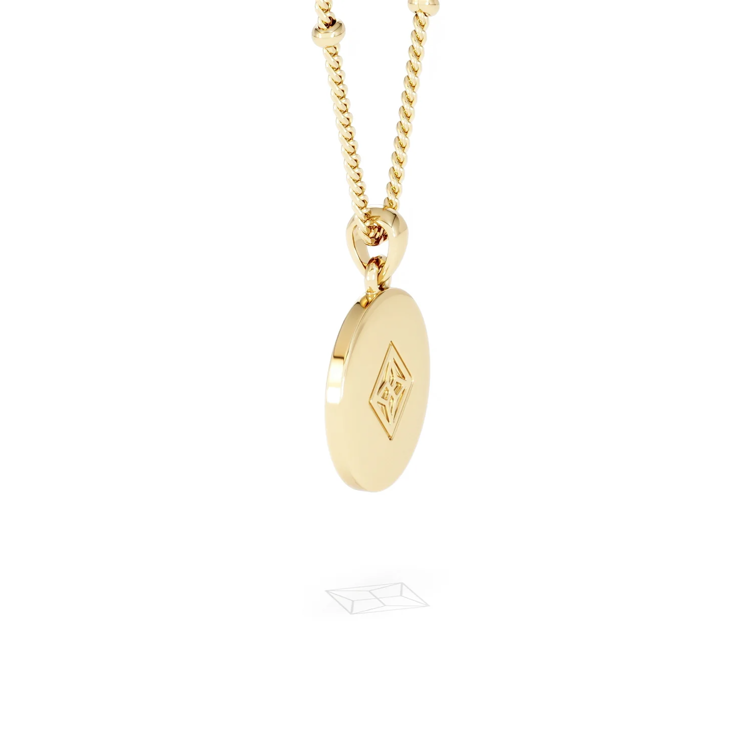 Astrology Cancer 0.07ct Lab Grown Diamond Medallion Pendant Necklace in 18K Gold Vermeil - Image 63