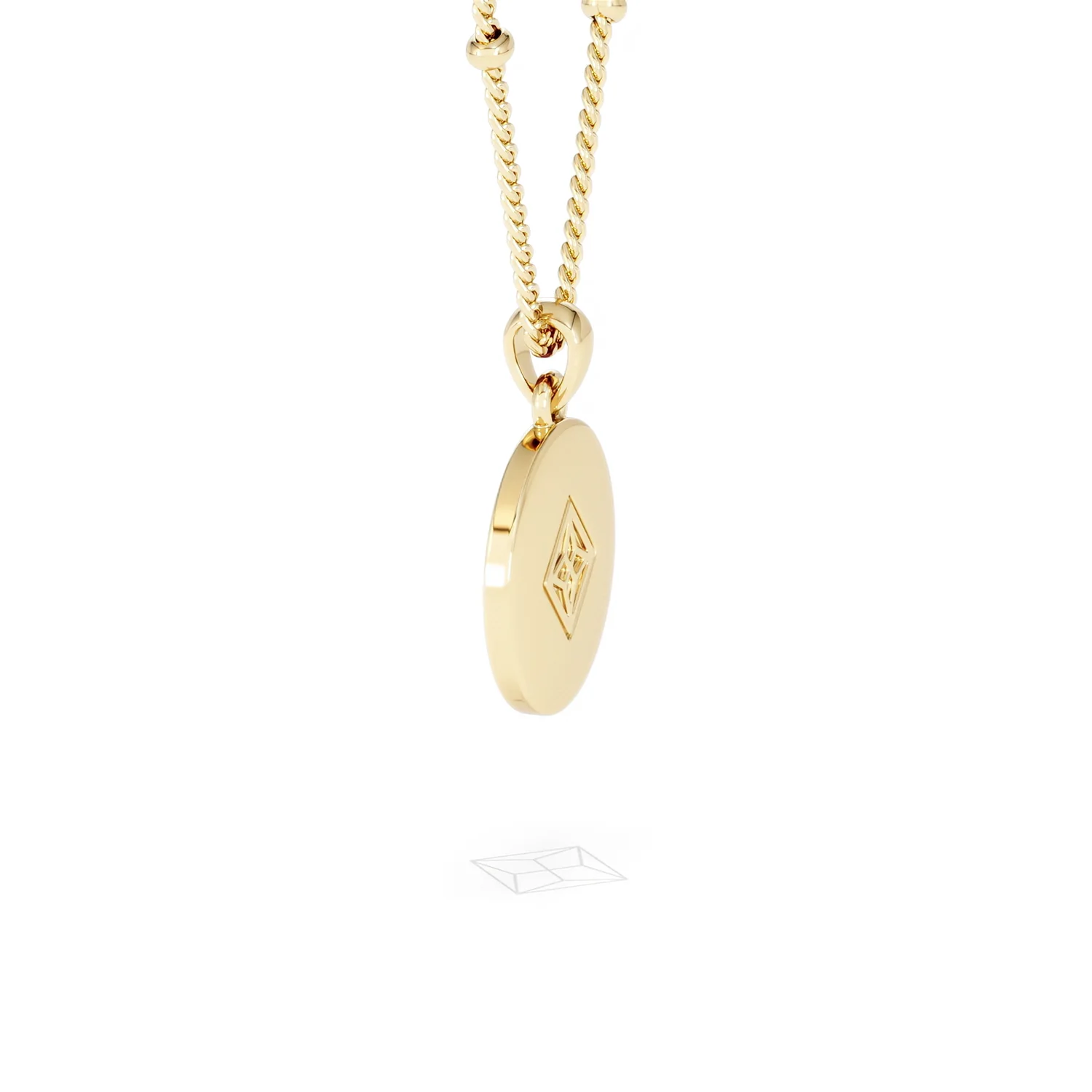 Astrology Cancer 0.07ct Lab Grown Diamond Medallion Pendant Necklace in 18K Gold Vermeil - Image 64
