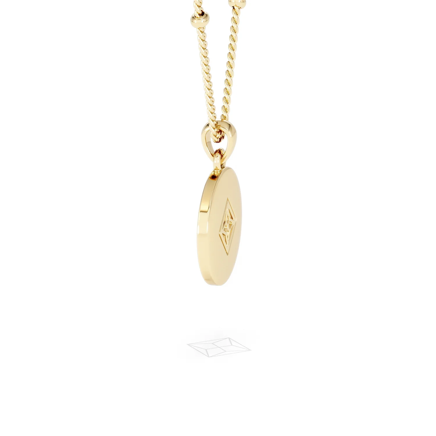 Astrology Cancer 0.07ct Lab Grown Diamond Medallion Pendant Necklace in 18K Gold Vermeil - Image 65