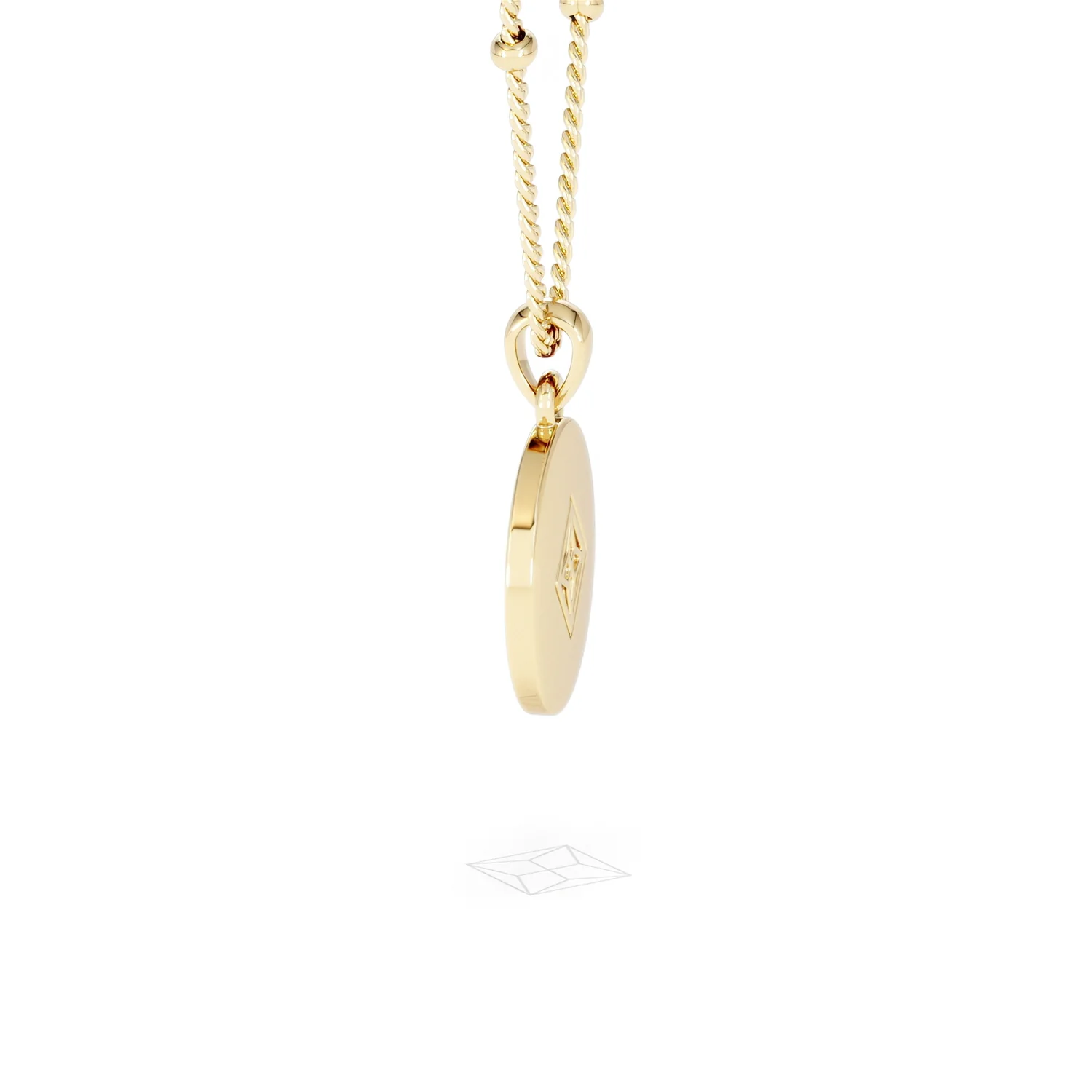 Astrology Cancer 0.07ct Lab Grown Diamond Medallion Pendant Necklace in 18K Gold Vermeil - Image 66
