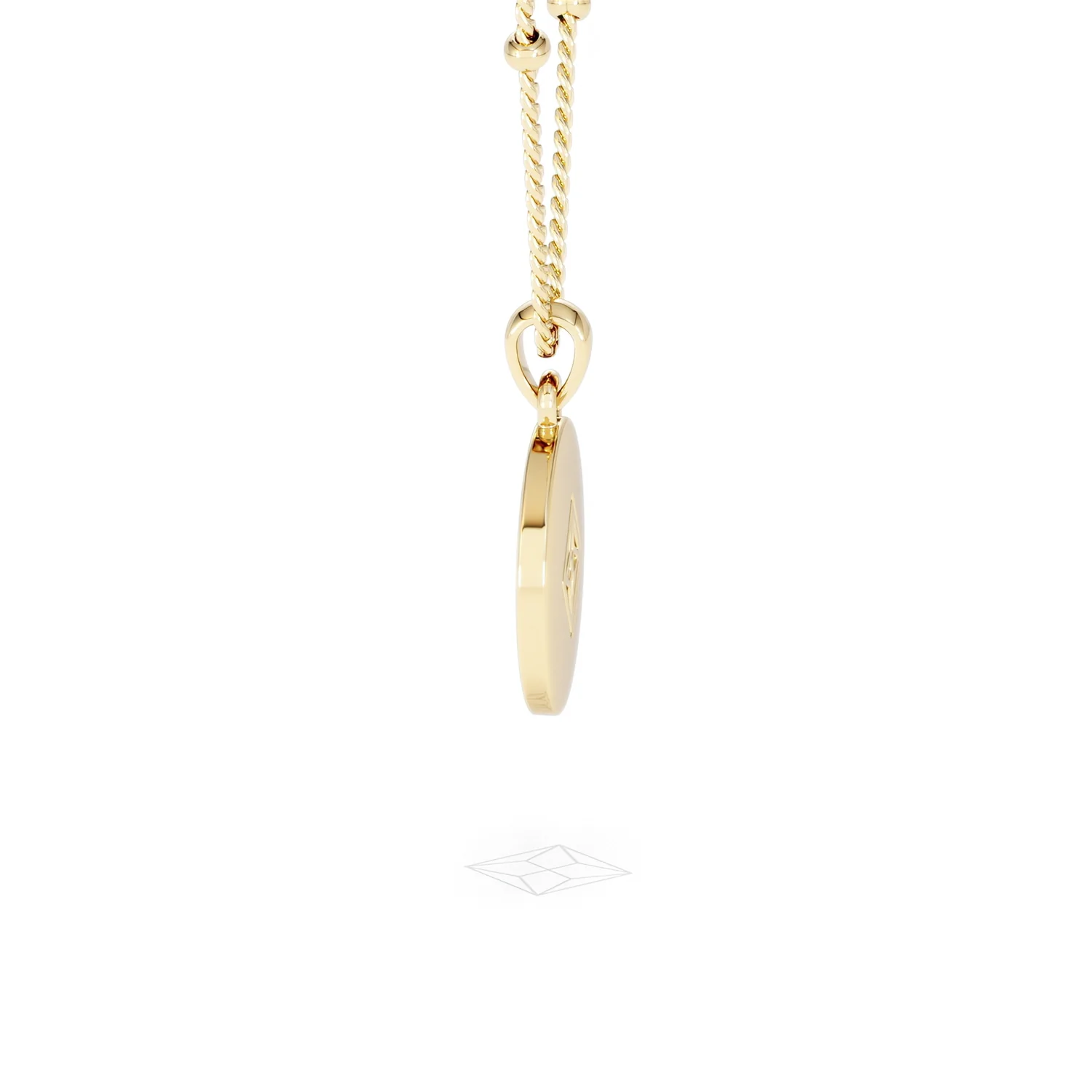 Astrology Cancer 0.07ct Lab Grown Diamond Medallion Pendant Necklace in 18K Gold Vermeil - Image 67