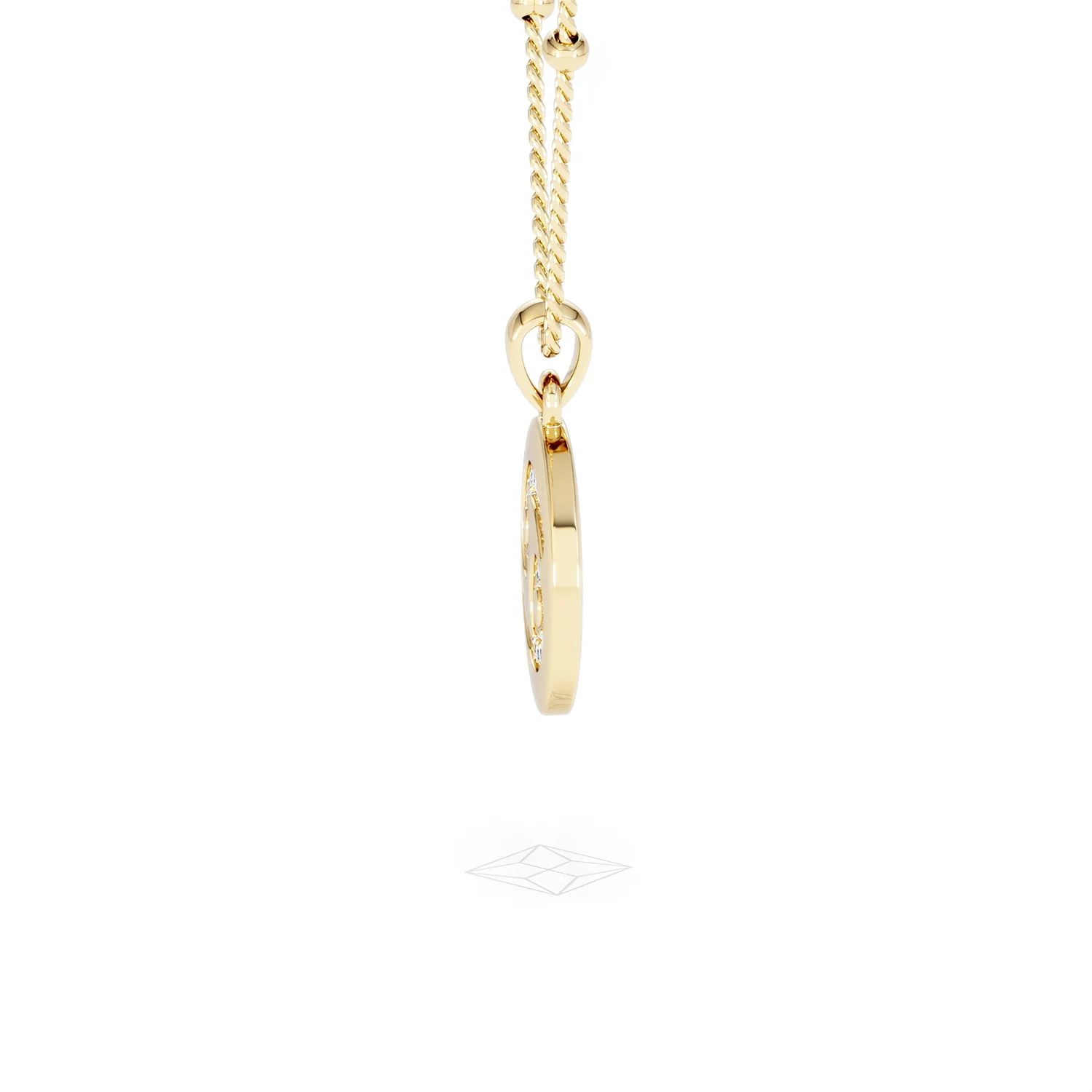 Astrology Cancer 0.07ct Lab Grown Diamond Medallion Pendant Necklace in 18K Gold Vermeil - Image 70