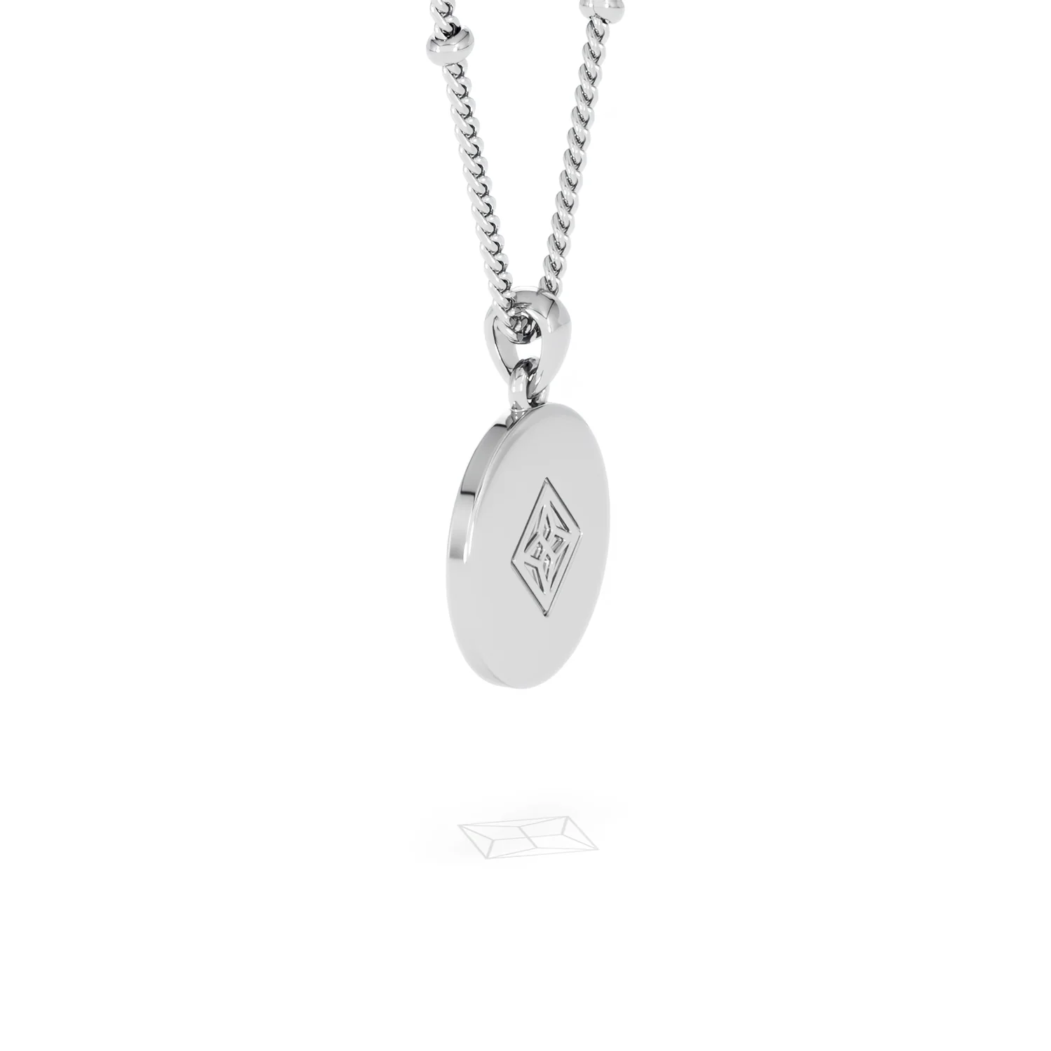 Astrology Cancer 0.07ct Lab Grown Diamond Medallion Pendant Necklace in Sterling Silver - Image 35