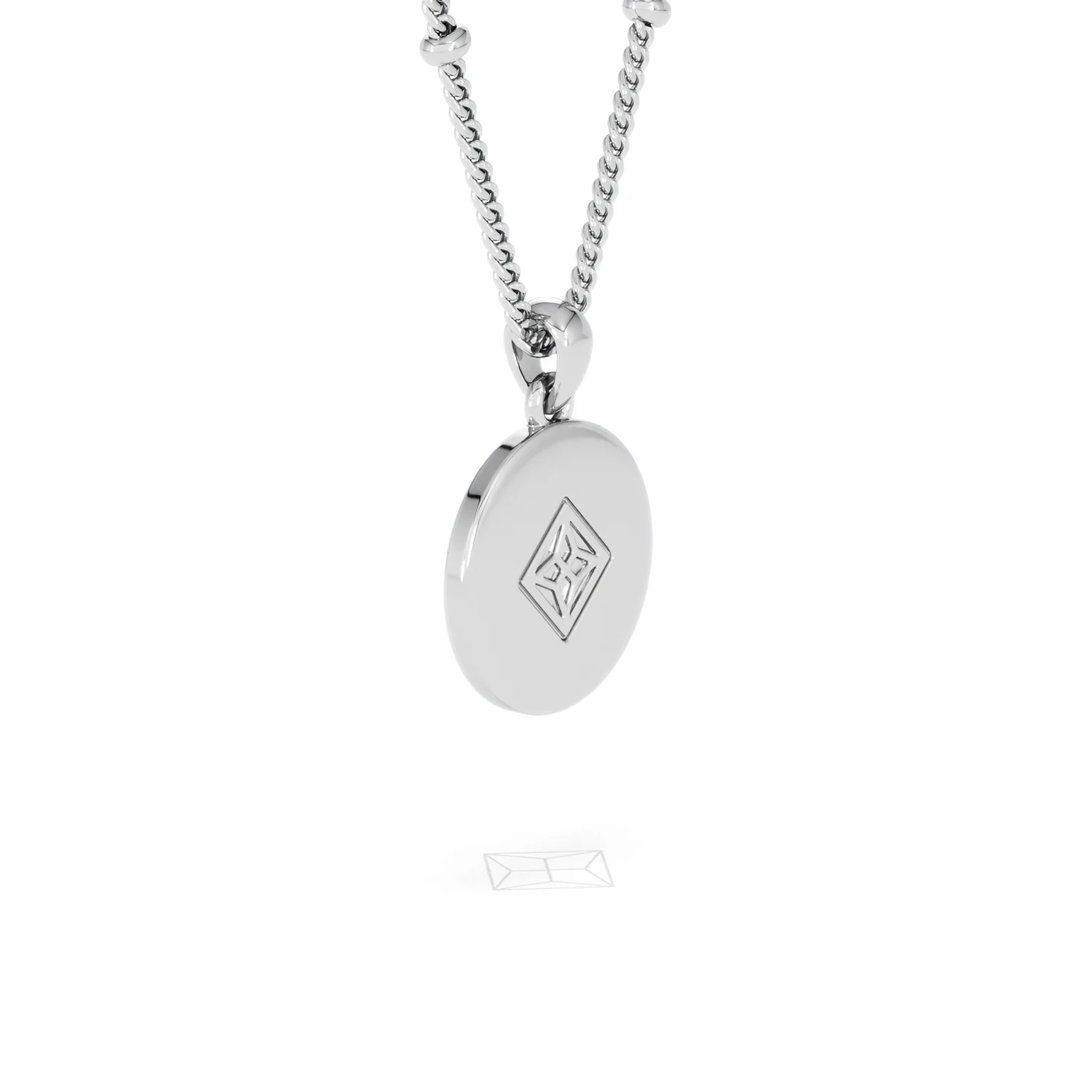 Astrology Cancer 0.07ct Lab Grown Diamond Medallion Pendant Necklace in Sterling Silver - Image 37