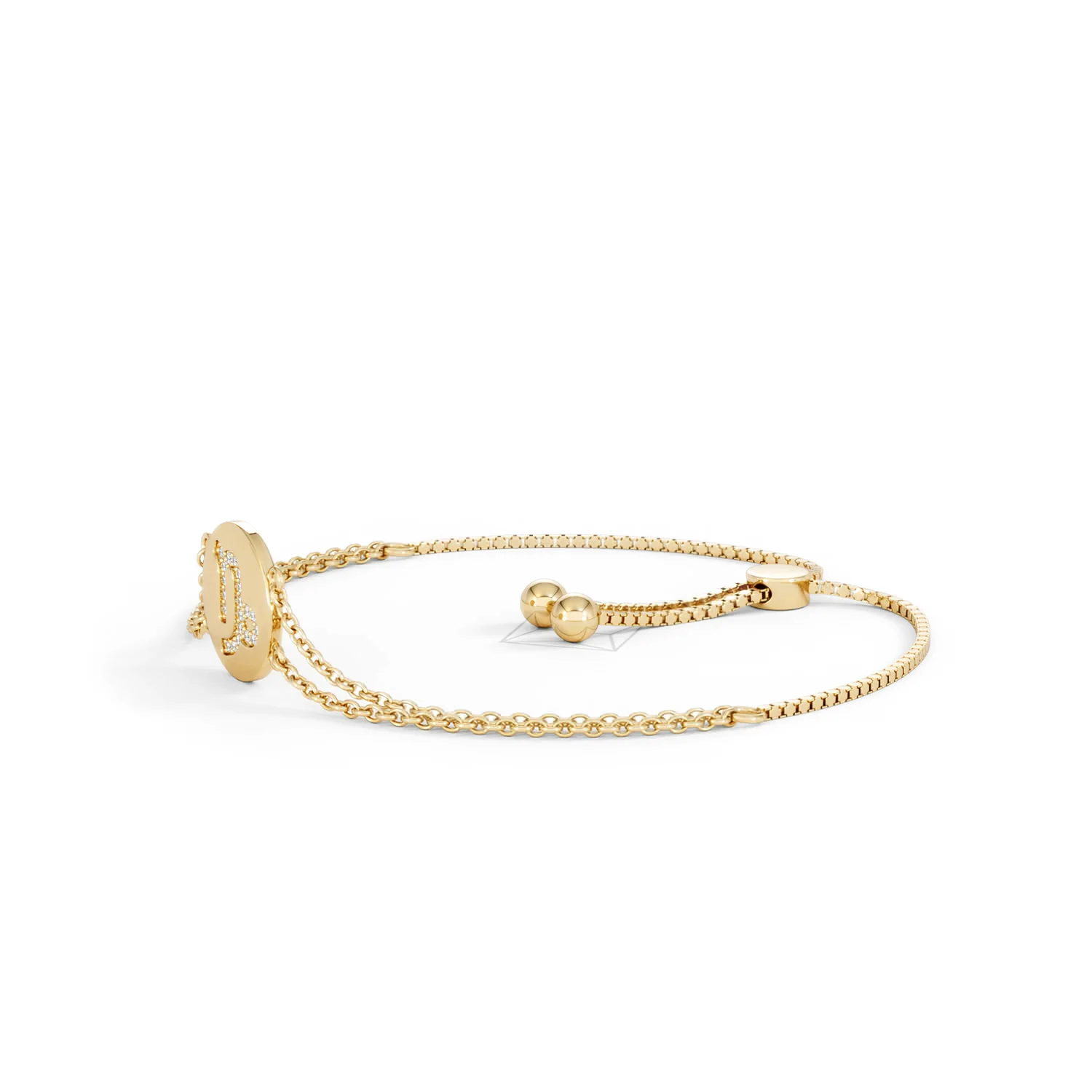 Astrology Capricorn 0.07ct Lab Grown Diamond Adjustable Medallion Bracelet 18K Gold Vermeil - Image 75