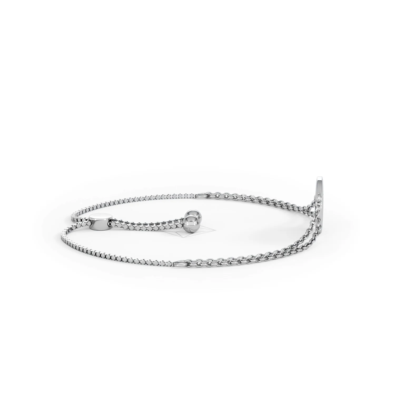 Astrology Capricorn 0.07ct Lab Grown Diamond Adjustable Medallion Bracelet Sterling Silver - Image 28