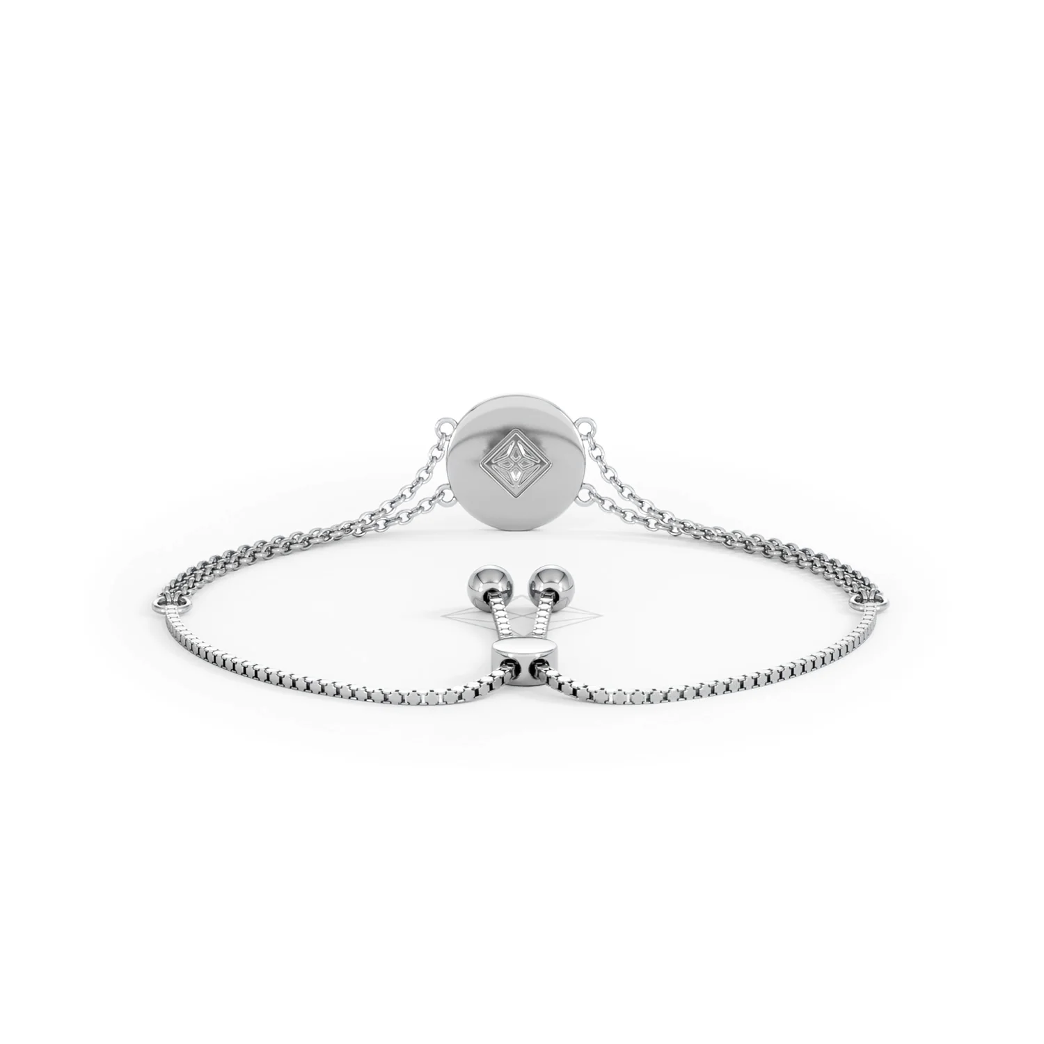 Astrology Capricorn 0.07ct Lab Grown Diamond Adjustable Medallion Bracelet Sterling Silver - Image 49