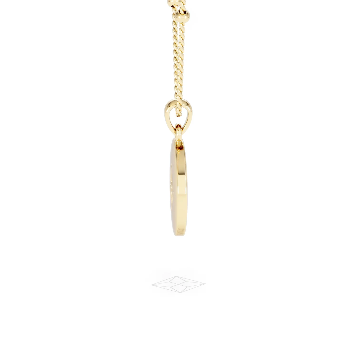 Astrology Capricorn 0.07ct Lab Grown Diamond Medallion Pendant Necklace in 18K Gold Vermeil - Image 29