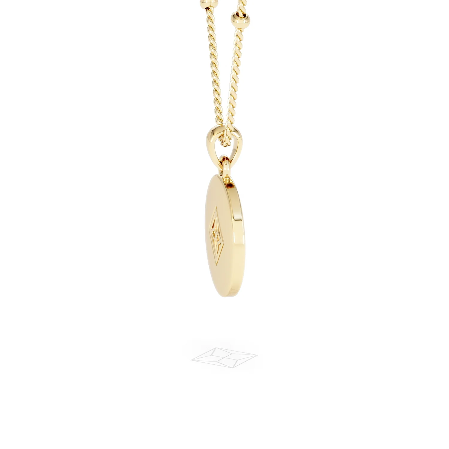 Astrology Capricorn 0.07ct Lab Grown Diamond Medallion Pendant Necklace in 18K Gold Vermeil - Image 31