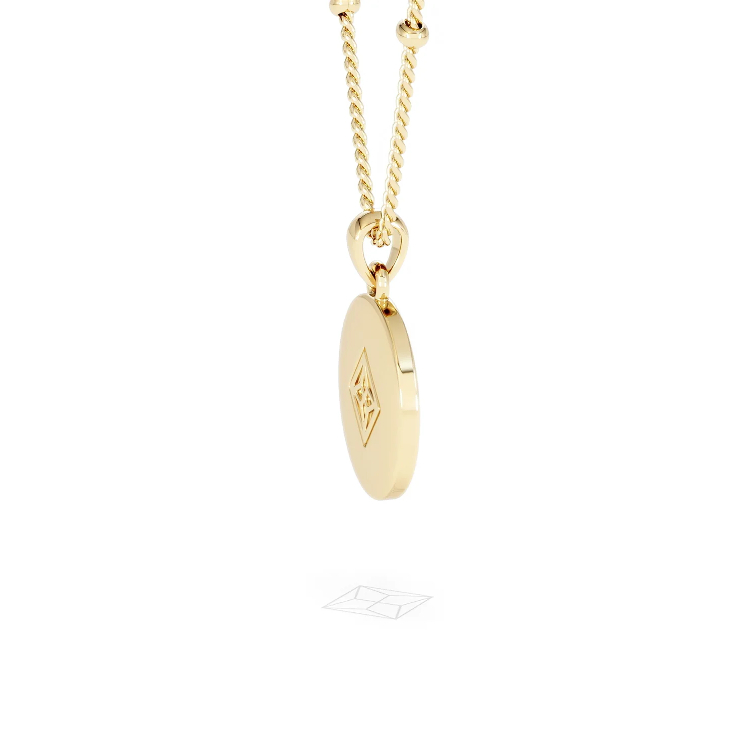 Astrology Capricorn 0.07ct Lab Grown Diamond Medallion Pendant Necklace in 18K Gold Vermeil - Image 32