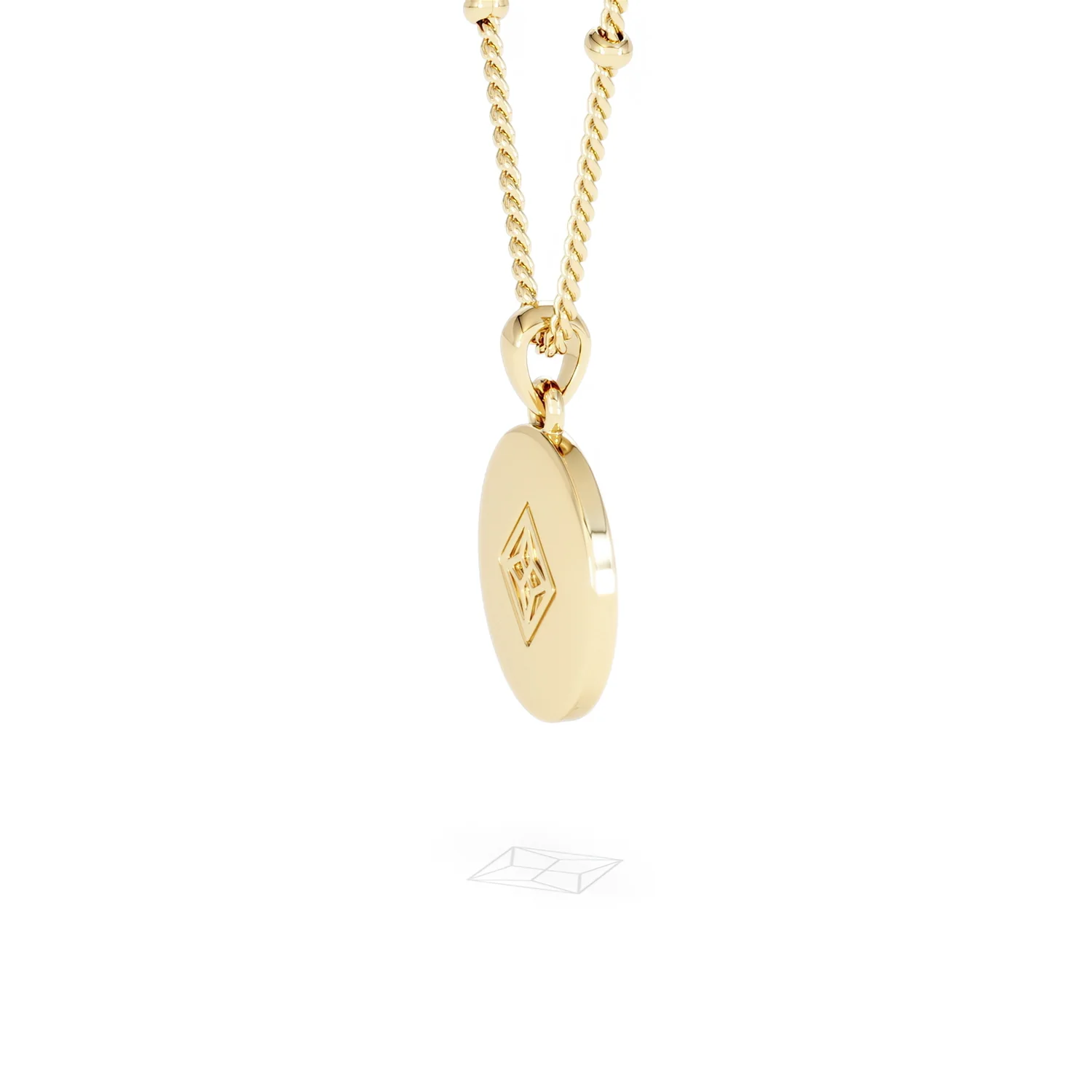 Astrology Capricorn 0.07ct Lab Grown Diamond Medallion Pendant Necklace in 18K Gold Vermeil - Image 33
