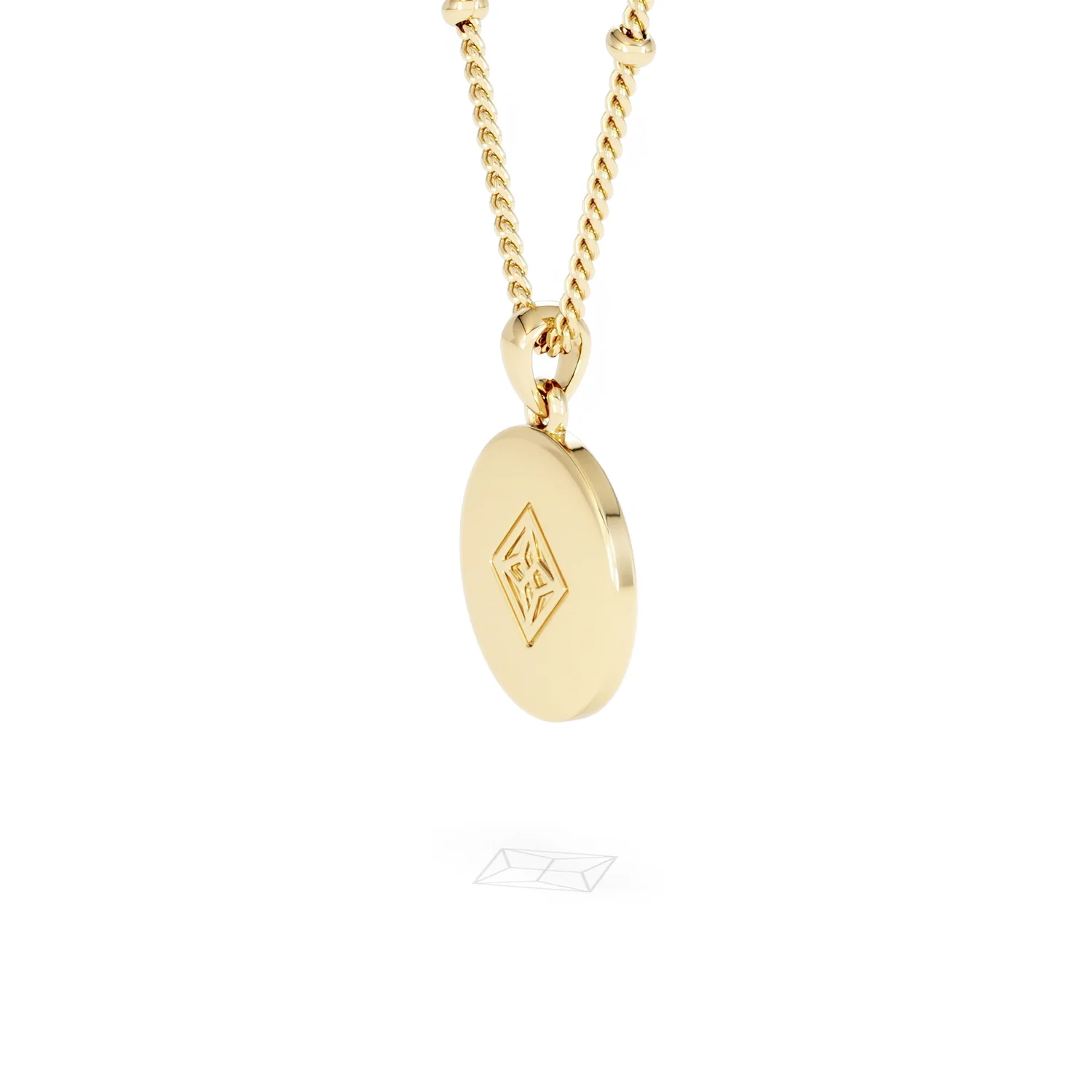 Astrology Capricorn 0.07ct Lab Grown Diamond Medallion Pendant Necklace in 18K Gold Vermeil - Image 35