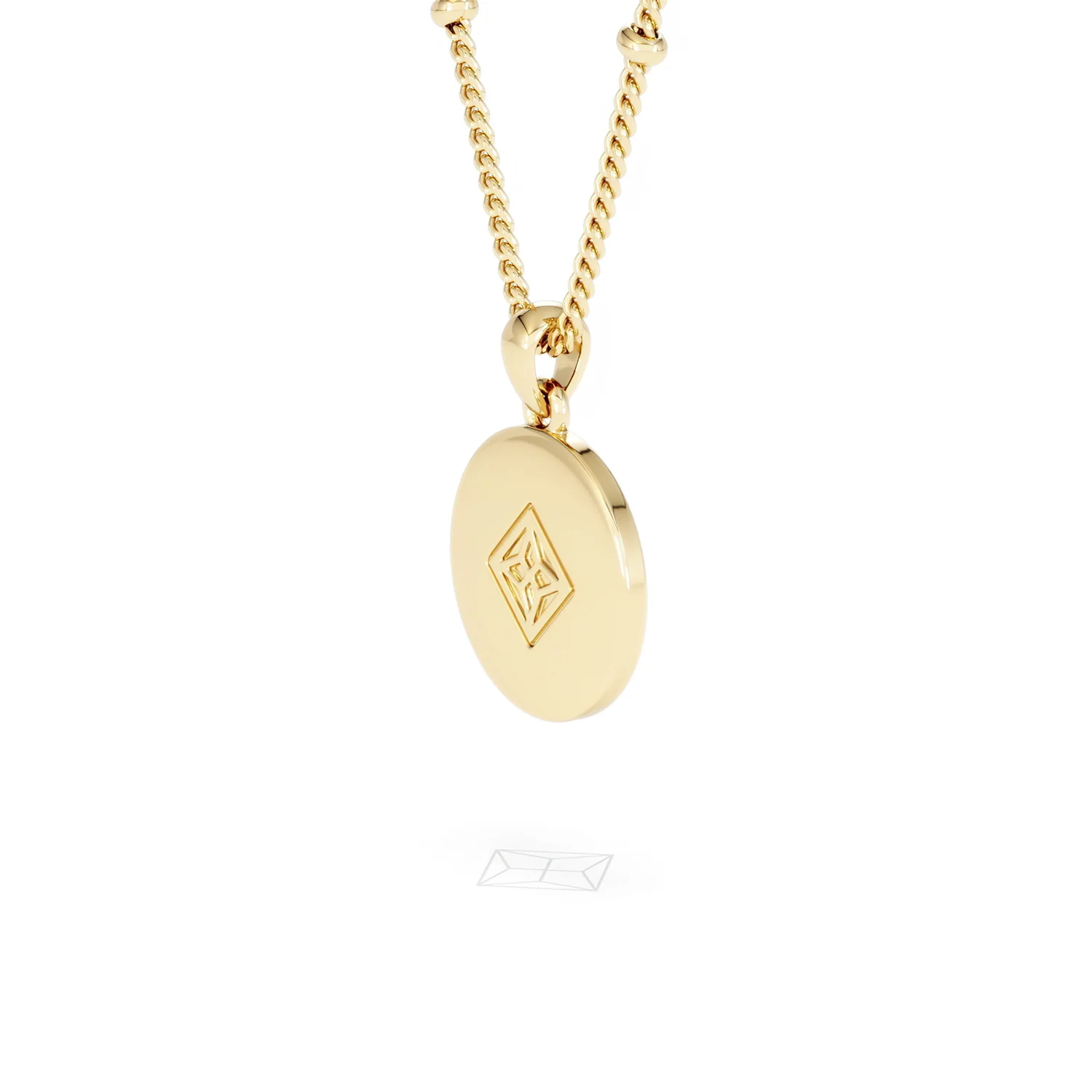 Astrology Capricorn 0.07ct Lab Grown Diamond Medallion Pendant Necklace in 18K Gold Vermeil - Image 36