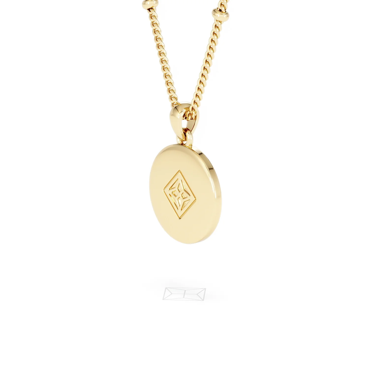 Astrology Capricorn 0.07ct Lab Grown Diamond Medallion Pendant Necklace in 18K Gold Vermeil - Image 37