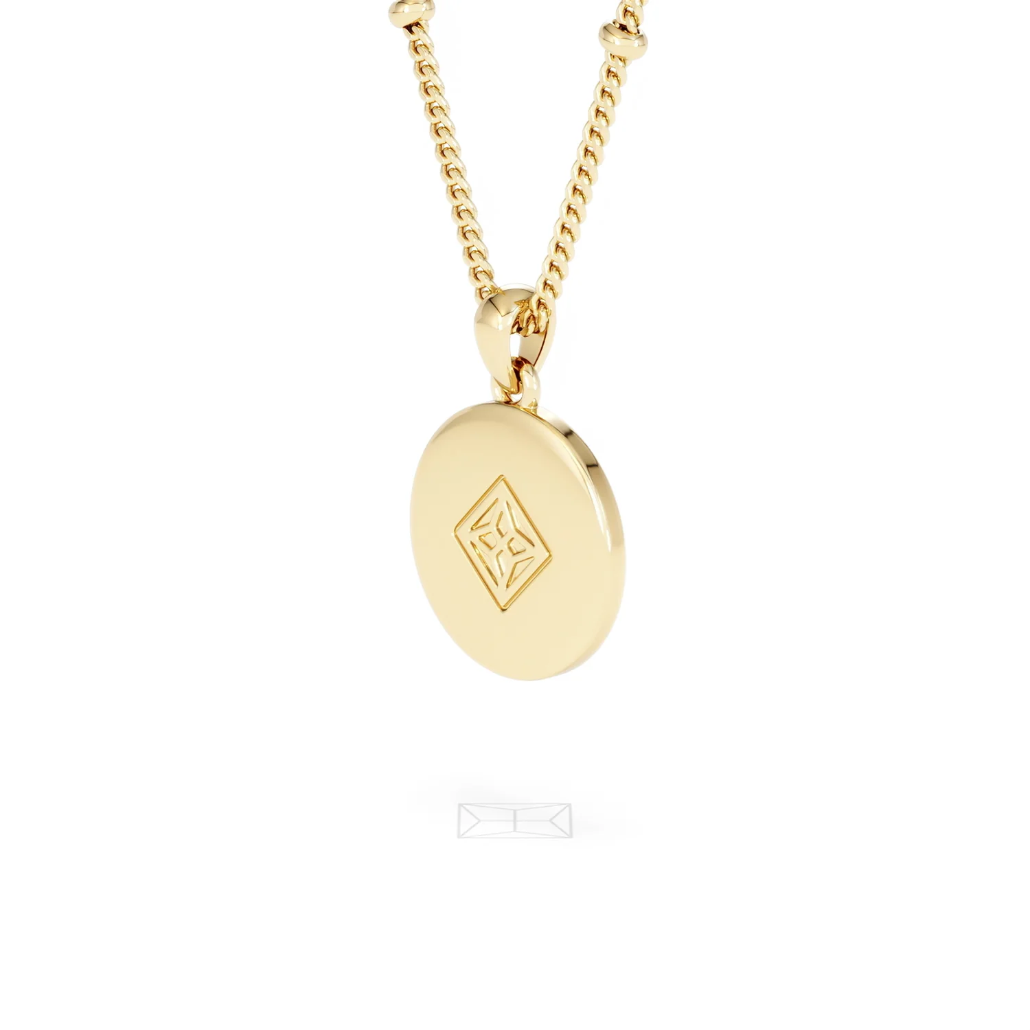 Astrology Capricorn 0.07ct Lab Grown Diamond Medallion Pendant Necklace in 18K Gold Vermeil - Image 38