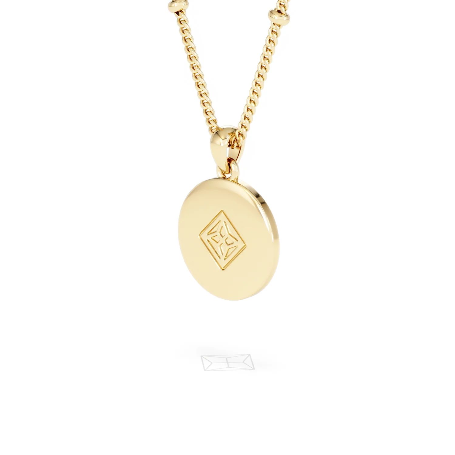 Astrology Capricorn 0.07ct Lab Grown Diamond Medallion Pendant Necklace in 18K Gold Vermeil - Image 39
