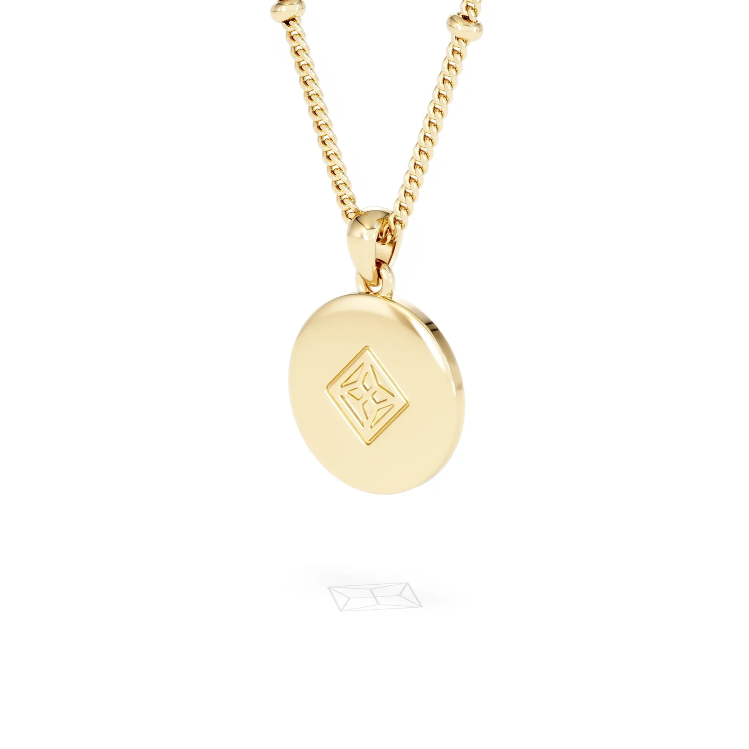 Astrology Capricorn 0.07ct Lab Grown Diamond Medallion Pendant Necklace in 18K Gold Vermeil - Image 40