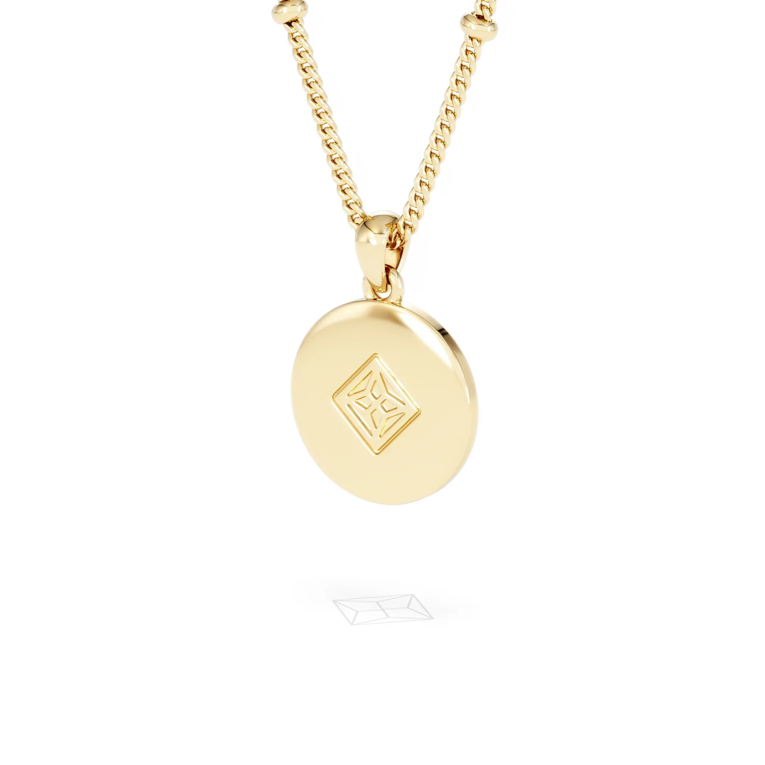 Astrology Capricorn 0.07ct Lab Grown Diamond Medallion Pendant Necklace in 18K Gold Vermeil - Image 41
