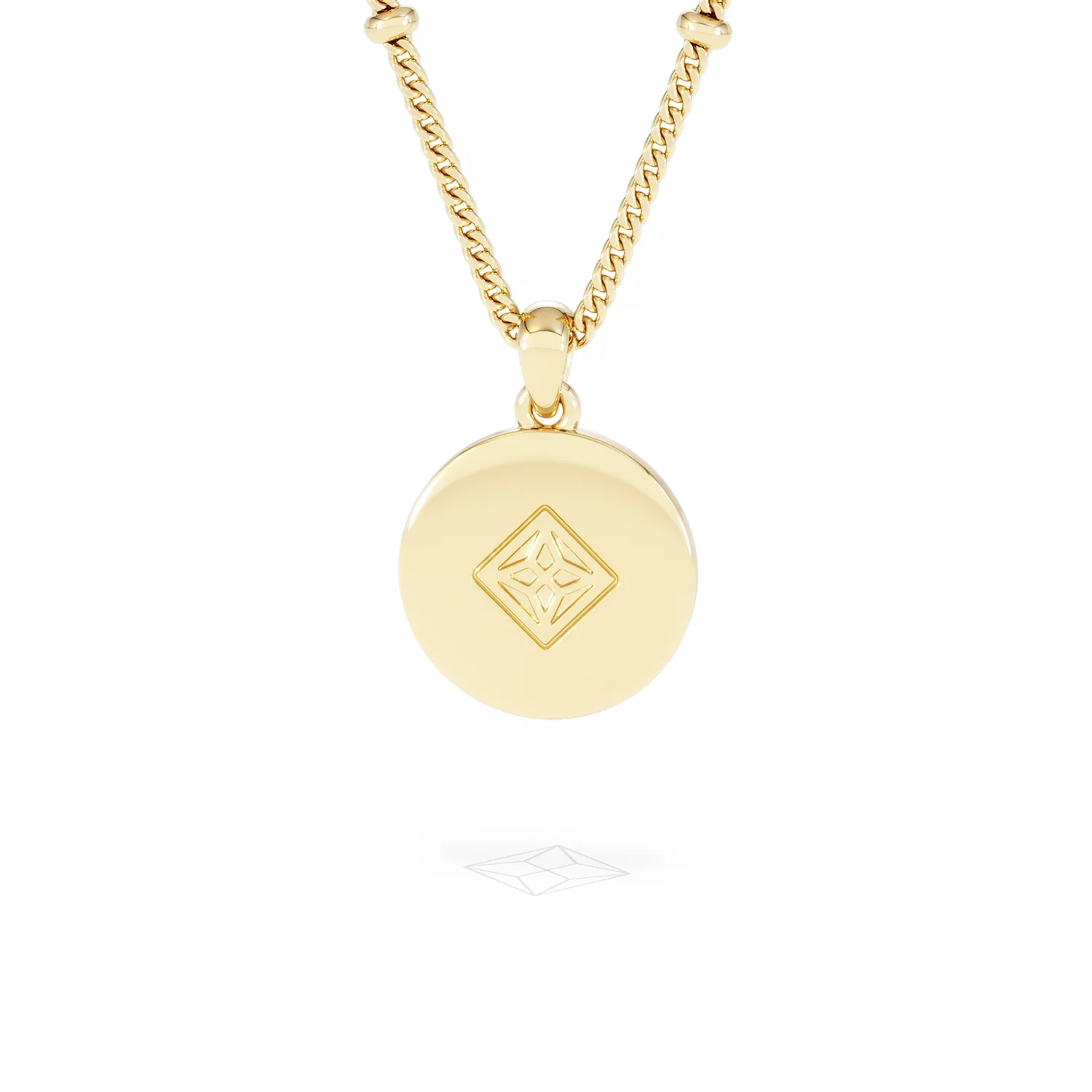 Astrology Capricorn 0.07ct Lab Grown Diamond Medallion Pendant Necklace in 18K Gold Vermeil - Image 46