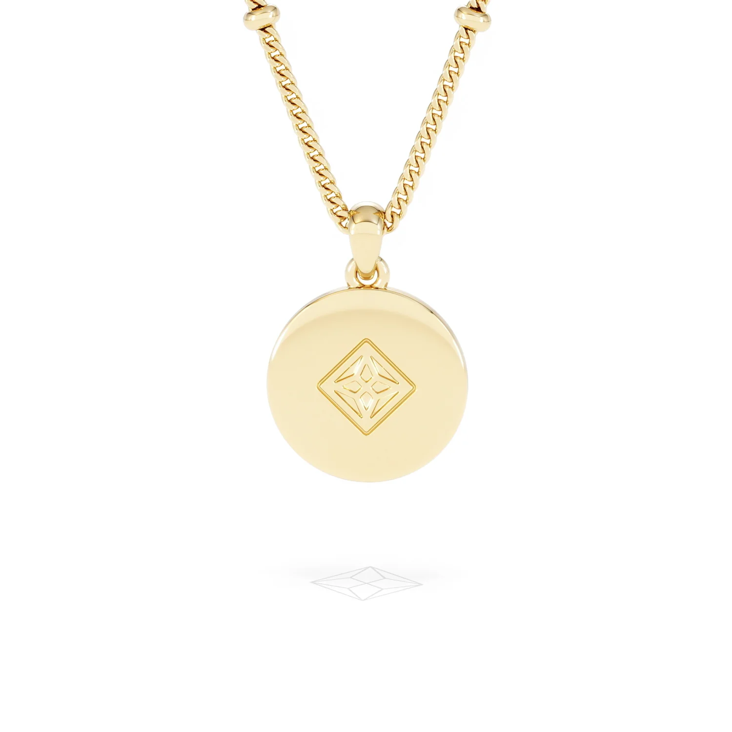 Astrology Capricorn 0.07ct Lab Grown Diamond Medallion Pendant Necklace in 18K Gold Vermeil - Image 47