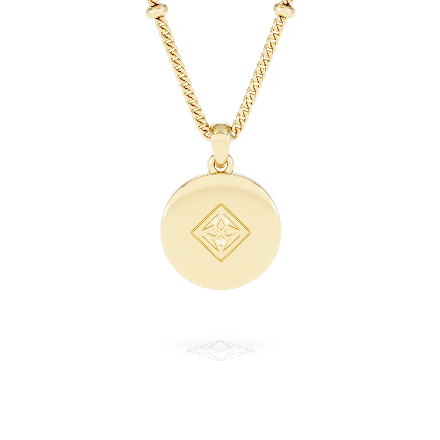 Astrology Capricorn 0.07ct Lab Grown Diamond Medallion Pendant Necklace in 18K Gold Vermeil - Image 48