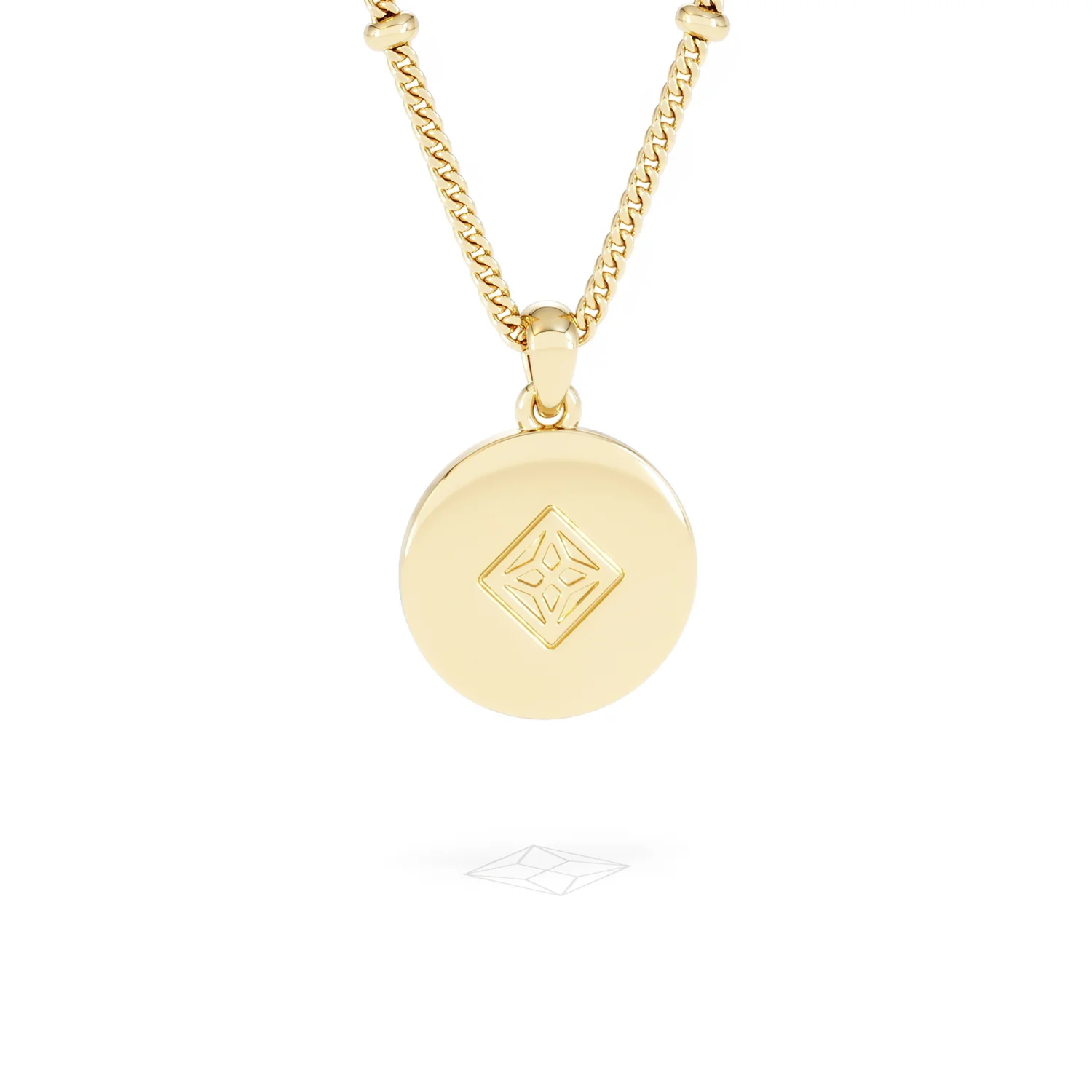 Astrology Capricorn 0.07ct Lab Grown Diamond Medallion Pendant Necklace in 18K Gold Vermeil - Image 50