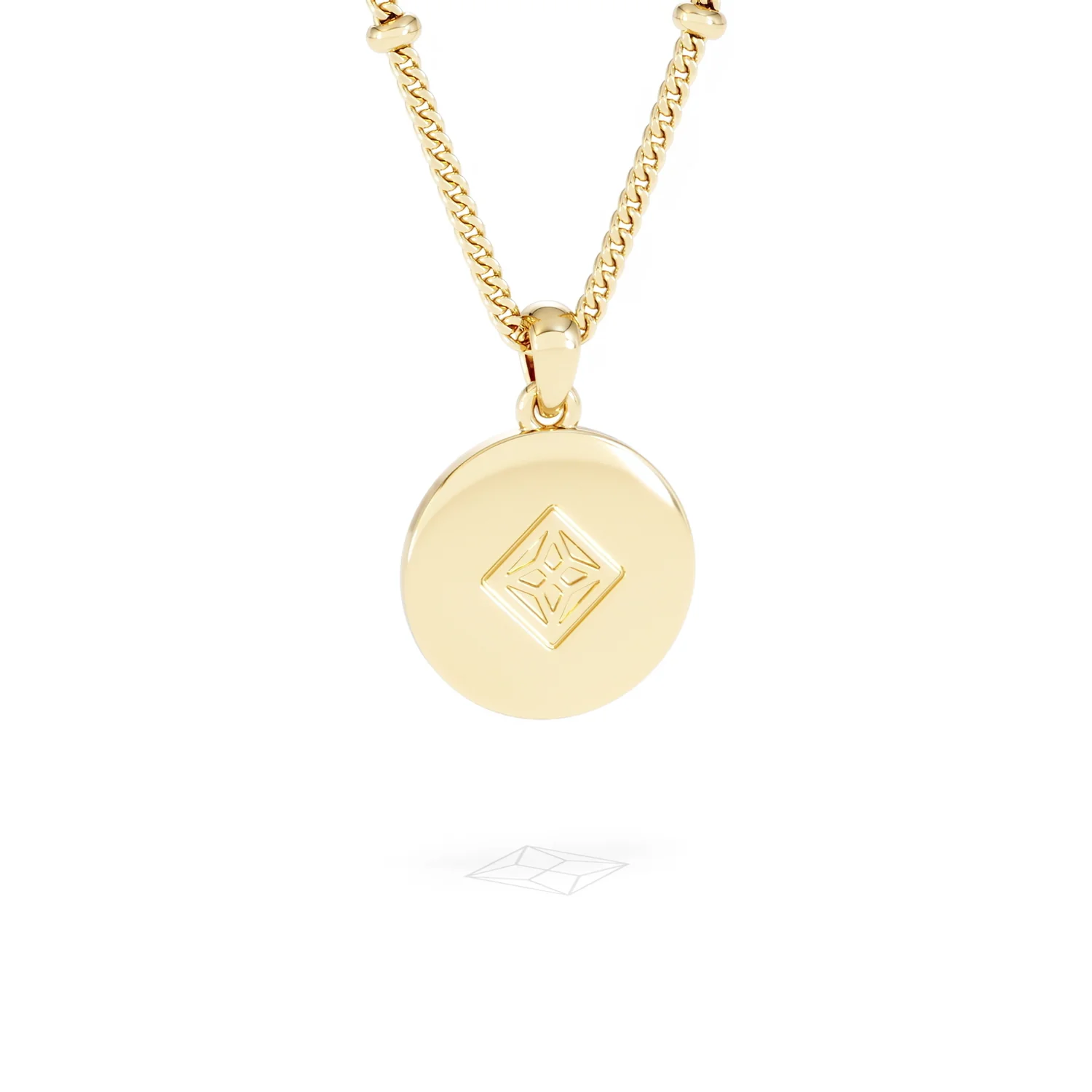 Astrology Capricorn 0.07ct Lab Grown Diamond Medallion Pendant Necklace in 18K Gold Vermeil - Image 51