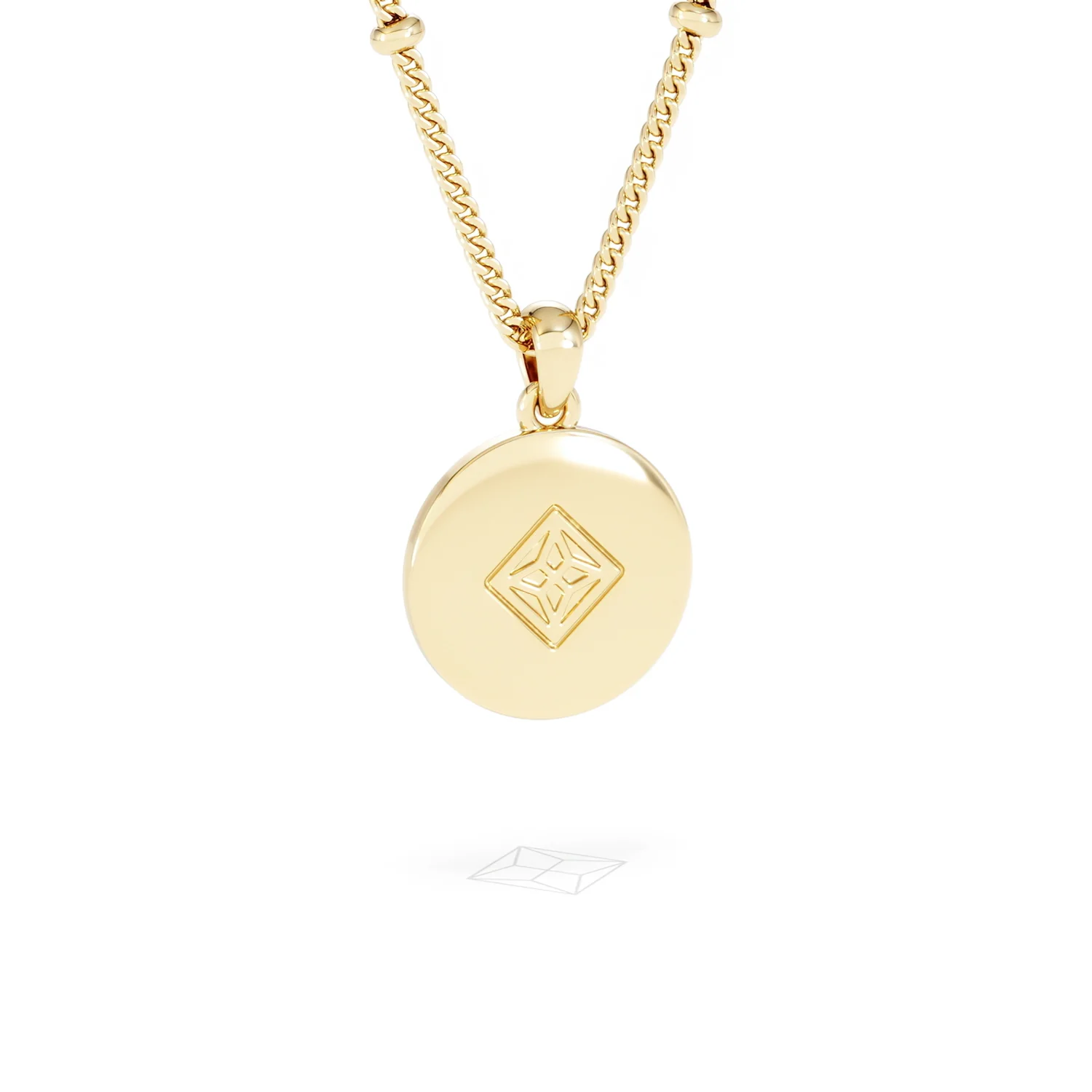 Astrology Capricorn 0.07ct Lab Grown Diamond Medallion Pendant Necklace in 18K Gold Vermeil - Image 52