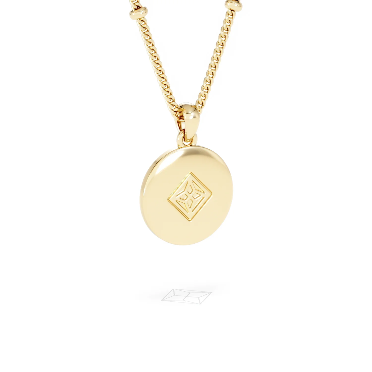 Astrology Capricorn 0.07ct Lab Grown Diamond Medallion Pendant Necklace in 18K Gold Vermeil - Image 54