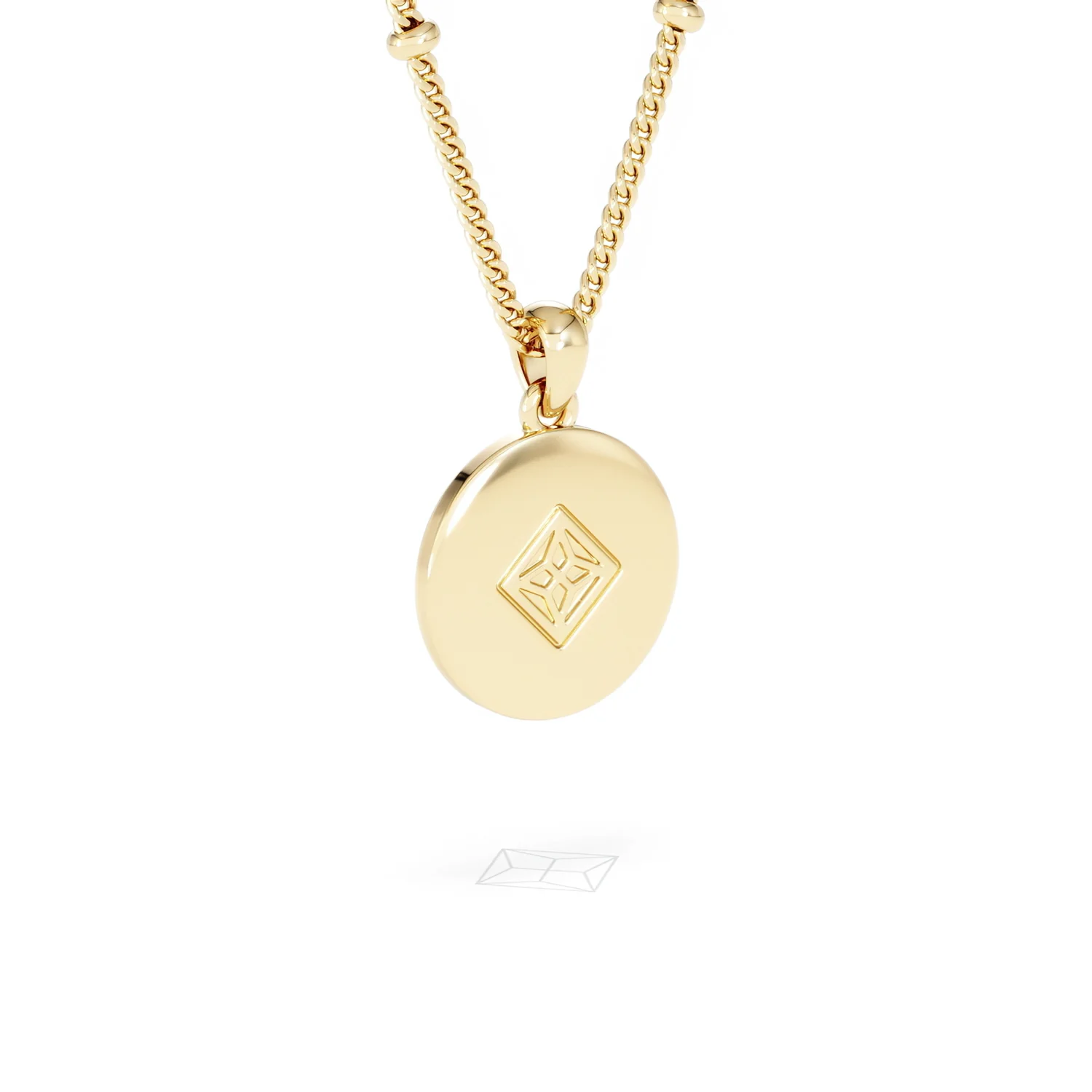 Astrology Capricorn 0.07ct Lab Grown Diamond Medallion Pendant Necklace in 18K Gold Vermeil - Image 55