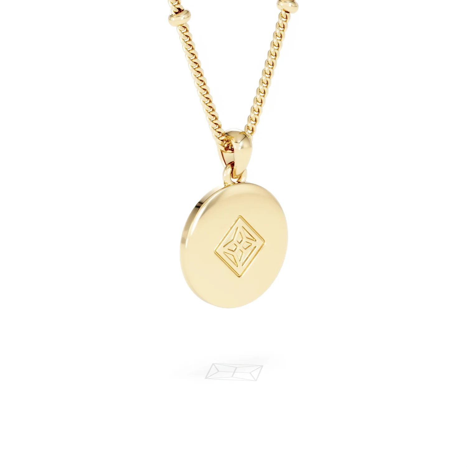 Astrology Capricorn 0.07ct Lab Grown Diamond Medallion Pendant Necklace in 18K Gold Vermeil - Image 56