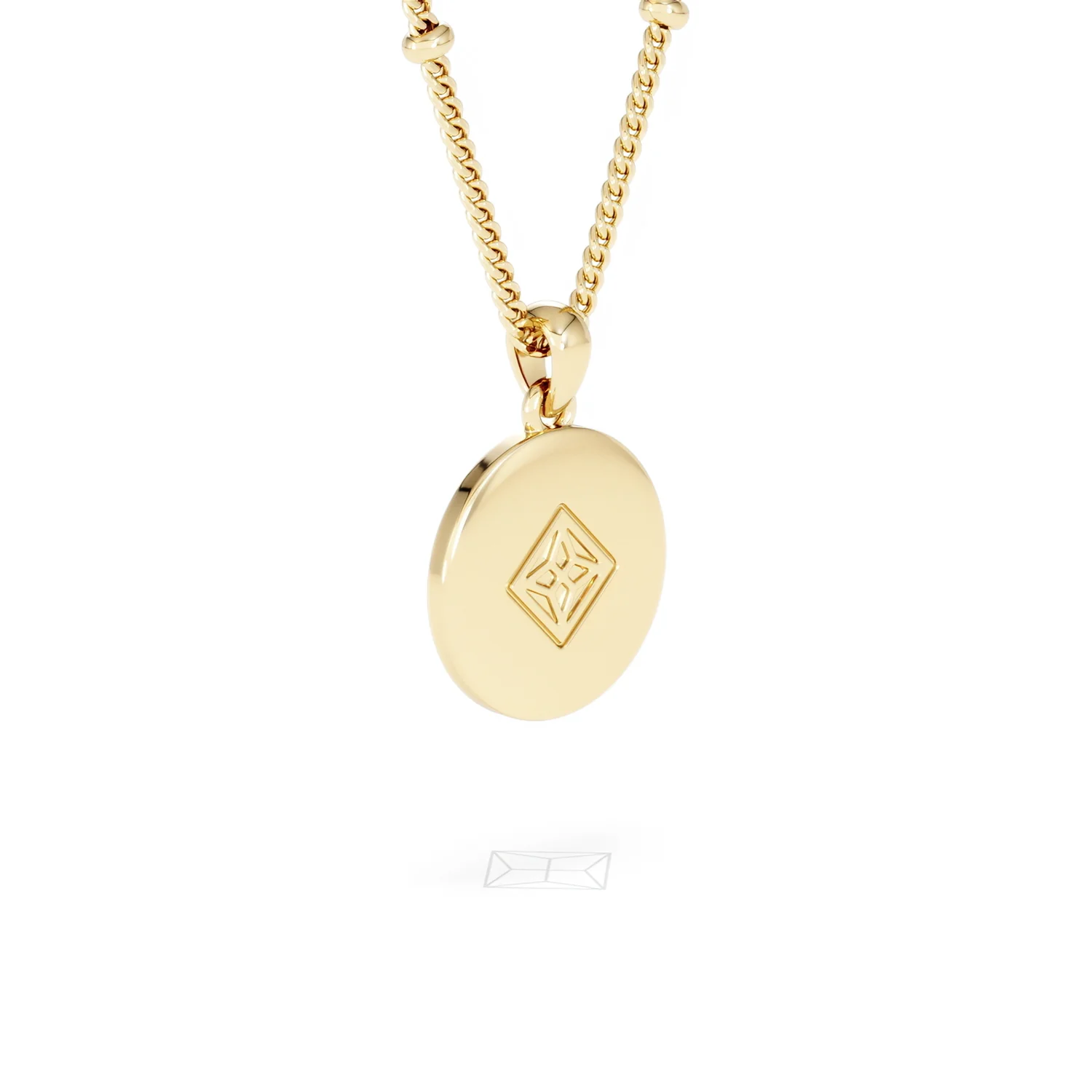 Astrology Capricorn 0.07ct Lab Grown Diamond Medallion Pendant Necklace in 18K Gold Vermeil - Image 57