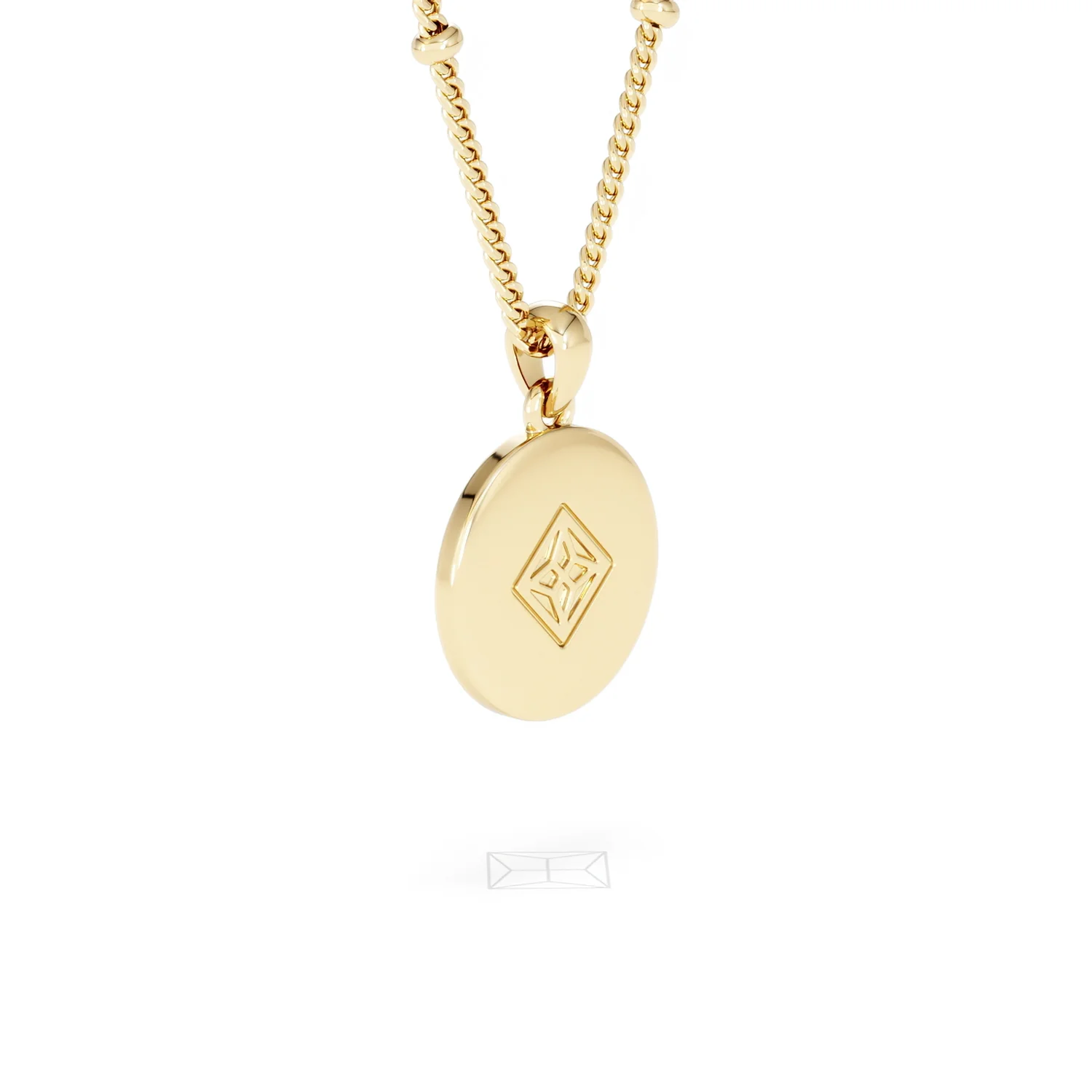 Astrology Capricorn 0.07ct Lab Grown Diamond Medallion Pendant Necklace in 18K Gold Vermeil - Image 58