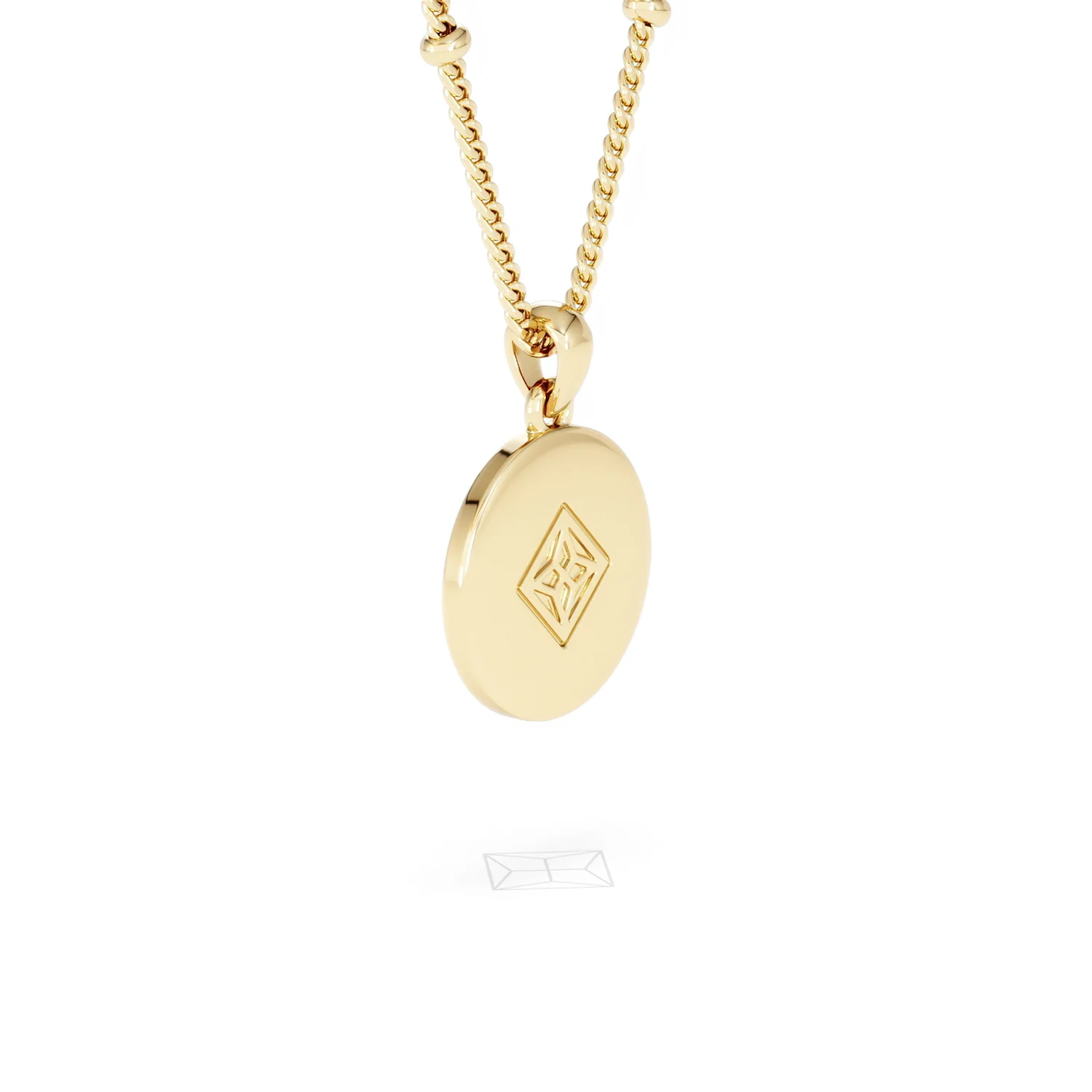 Astrology Capricorn 0.07ct Lab Grown Diamond Medallion Pendant Necklace in 18K Gold Vermeil - Image 59