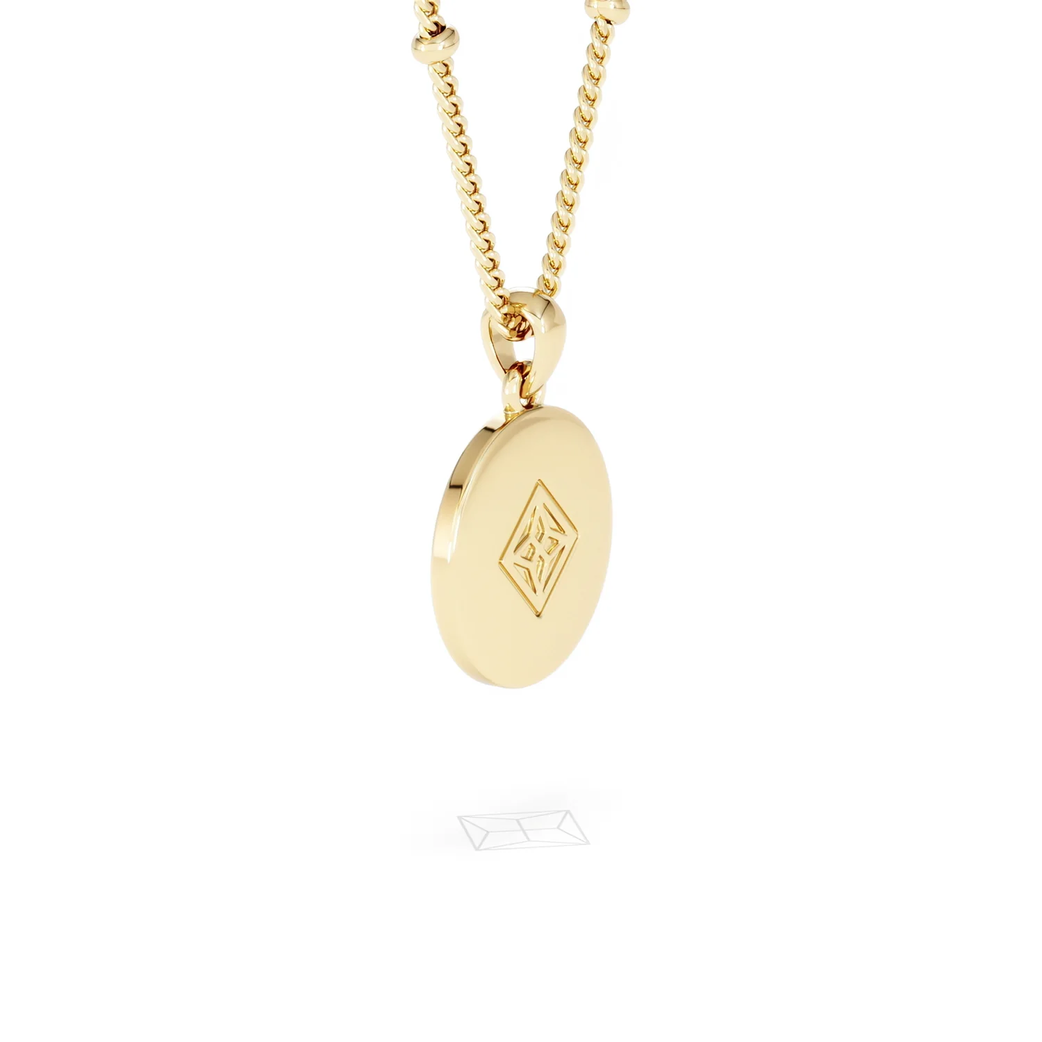 Astrology Capricorn 0.07ct Lab Grown Diamond Medallion Pendant Necklace in 18K Gold Vermeil - Image 60