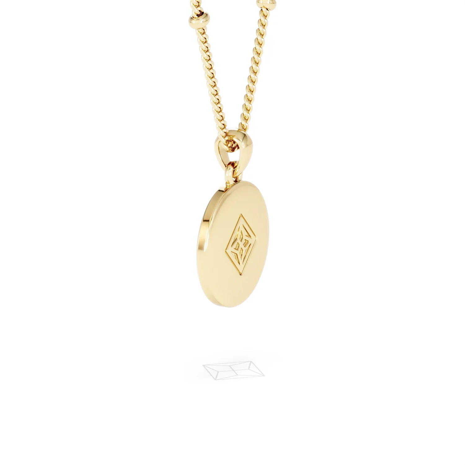 Astrology Capricorn 0.07ct Lab Grown Diamond Medallion Pendant Necklace in 18K Gold Vermeil - Image 61