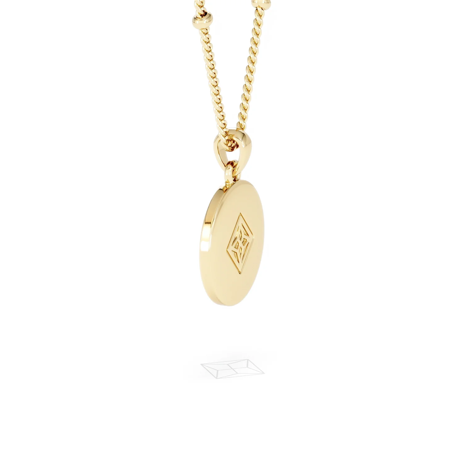 Astrology Capricorn 0.07ct Lab Grown Diamond Medallion Pendant Necklace in 18K Gold Vermeil - Image 62