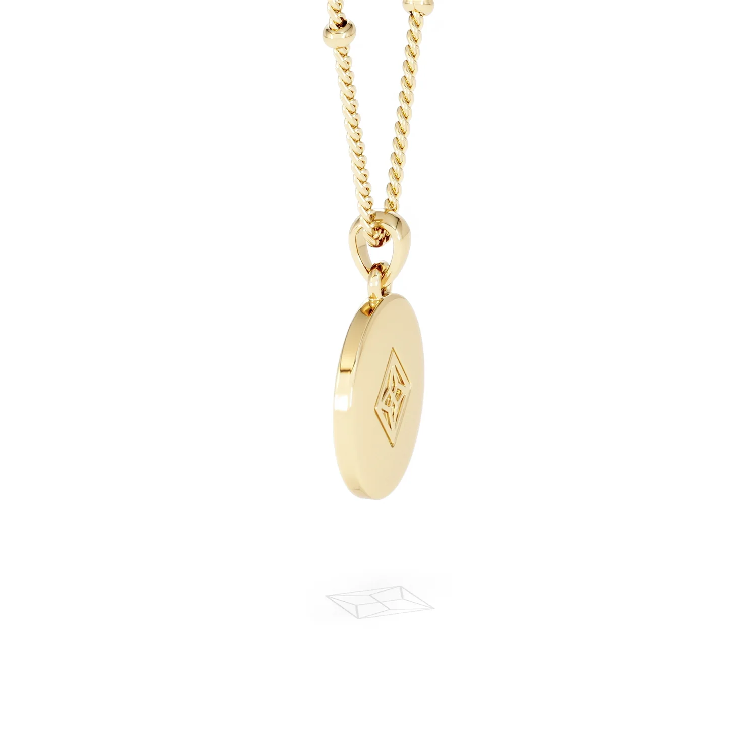 Astrology Capricorn 0.07ct Lab Grown Diamond Medallion Pendant Necklace in 18K Gold Vermeil - Image 63